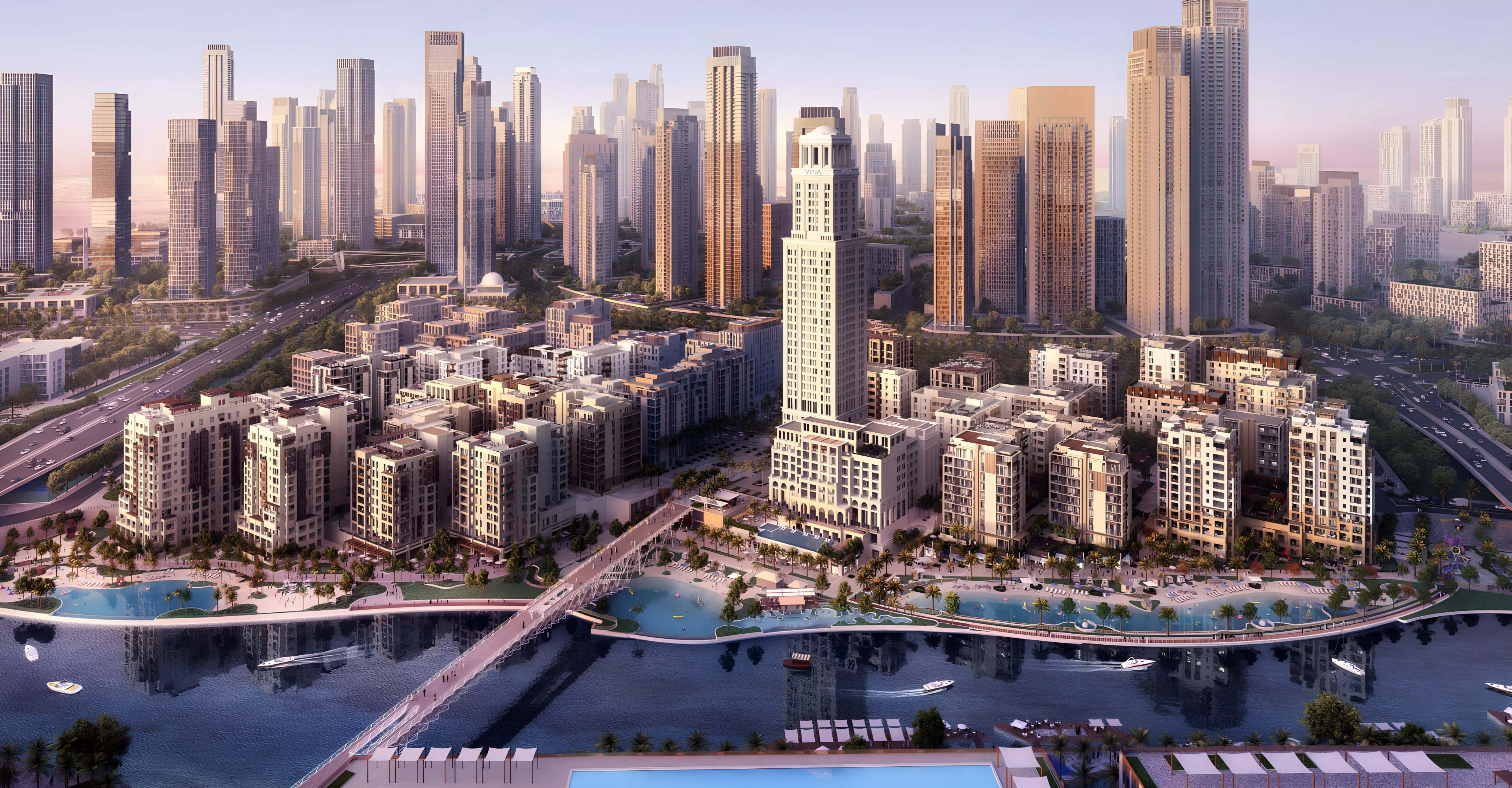 Impressie van Savanna, appartementen van Emaar Properties in Dubai Creek Harbour (The Lagoons), Dubai