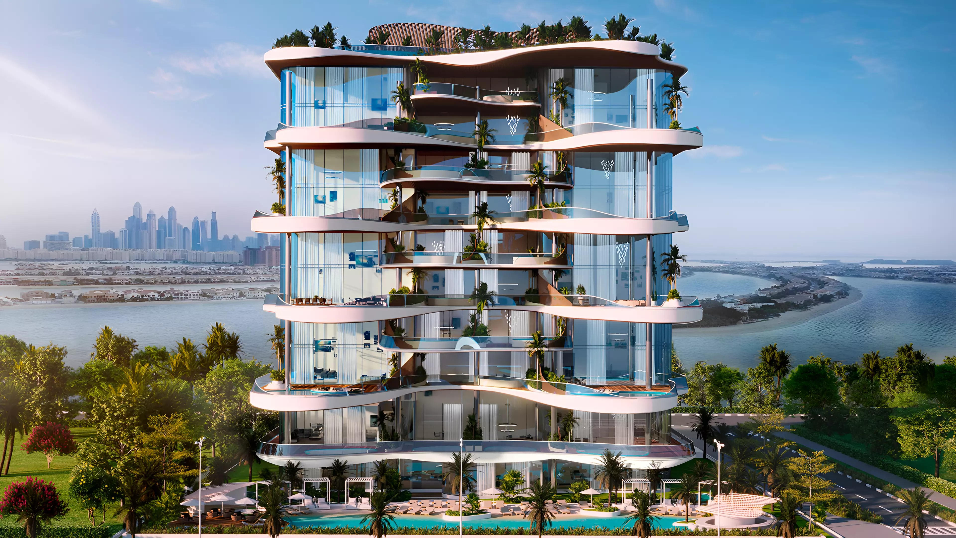 Impressie van One Crescent, woningen van AHS Properties in Palm Jumeirah, Dubai