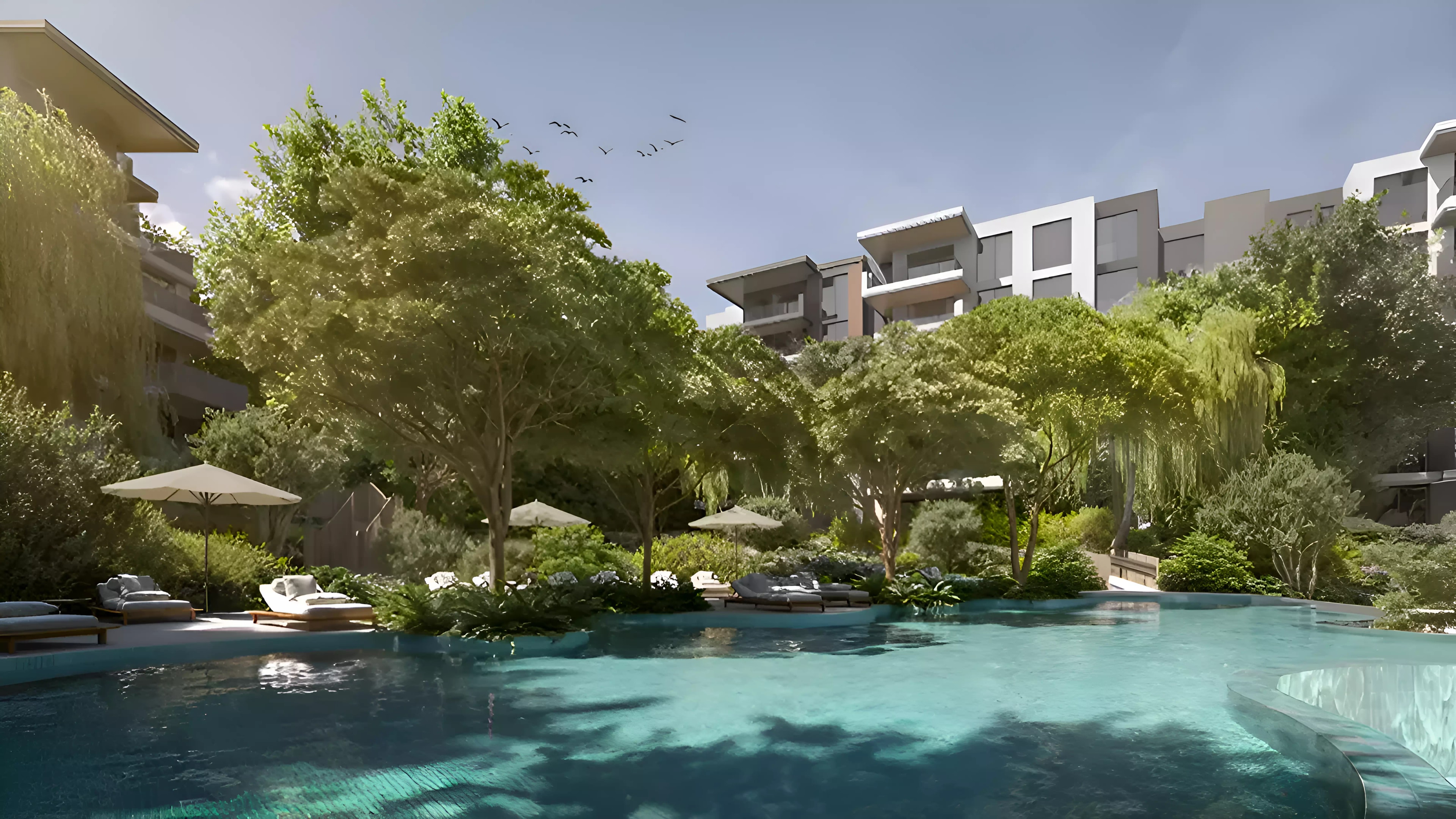 Impressie van Arista, woningen van Majid Al Futtaim in Ghaf Woods, Dubai