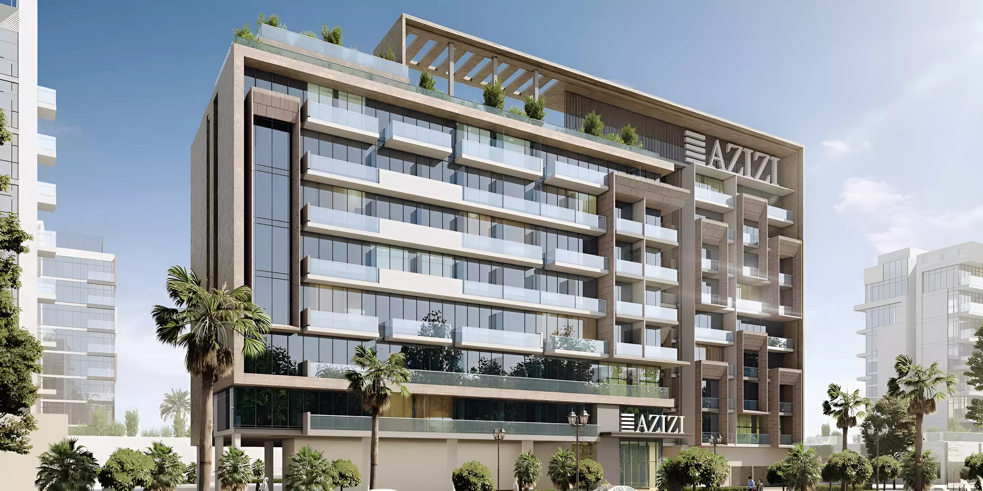 Impressie van Azizi Vista, appartementen van Azizi Developments in Dubai Studio City, Dubai