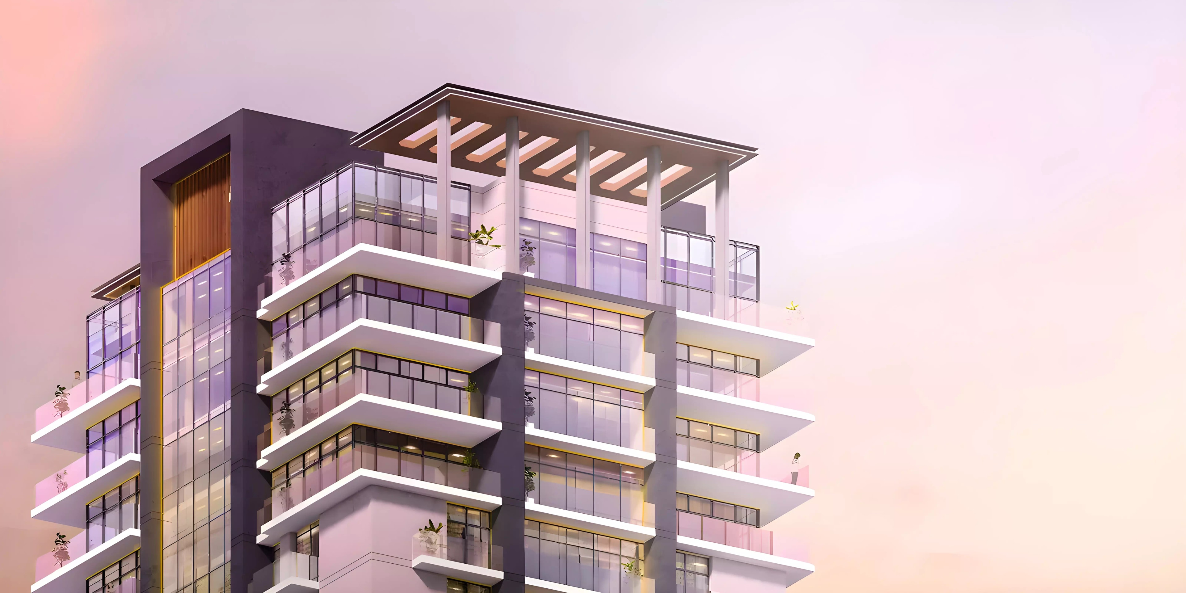 Impressie van The East Crest By Meteora, appartementen van Meteora Developers in Jumeirah Village Circle, Dubai