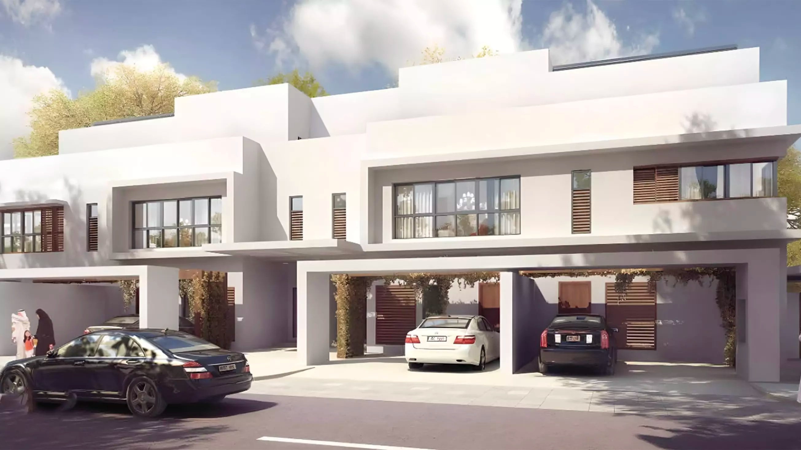 Impressie van California Village Dubai, woningen van GFH Real Estate in California Village, Dubai
