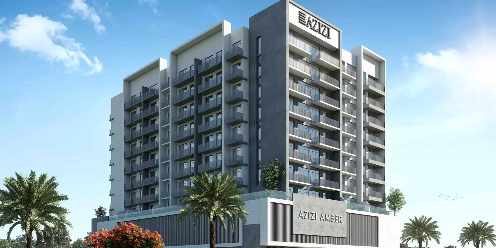 Impressie van Azizi Amber, woningen van Azizi Developments in Al Furjan, Dubai