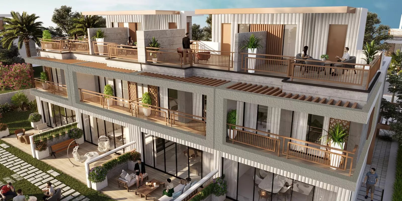Impressie van Camelia, townhouses van Damac Properties in Damac Hills 2, Dubai