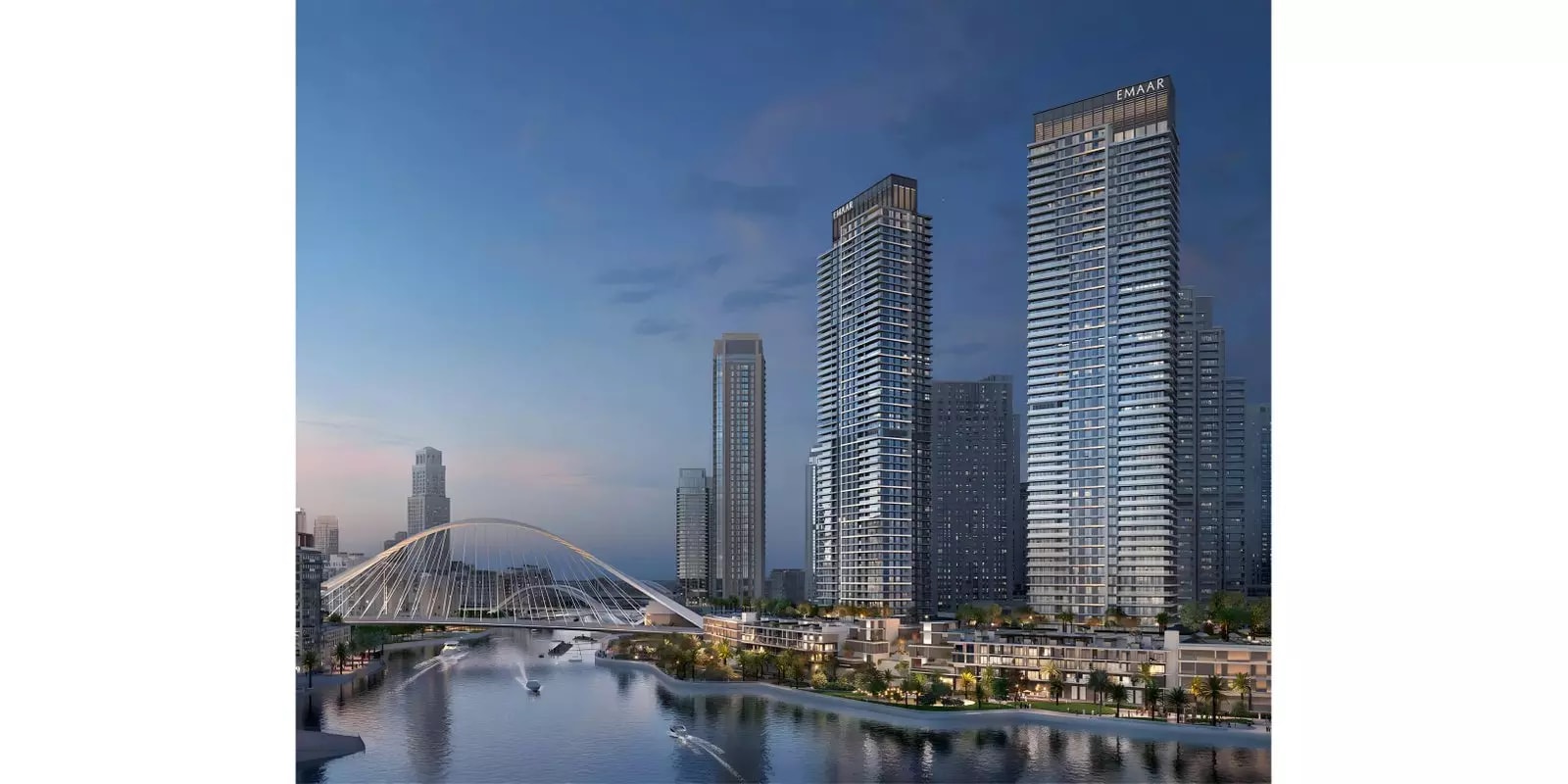 Impressie van Creek Waters By Emaar, woningen van Emaar Properties in Dubai Creek Harbour (The Lagoons), Dubai