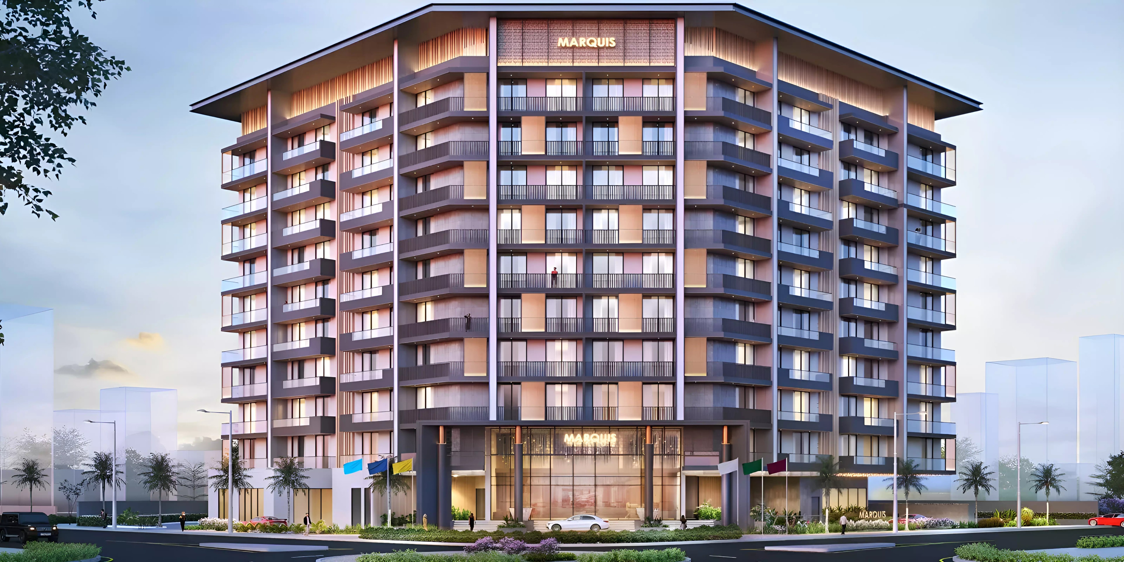 Impressie van Marquis Galleria, appartementen van Marquis Point in Arjan, Dubai