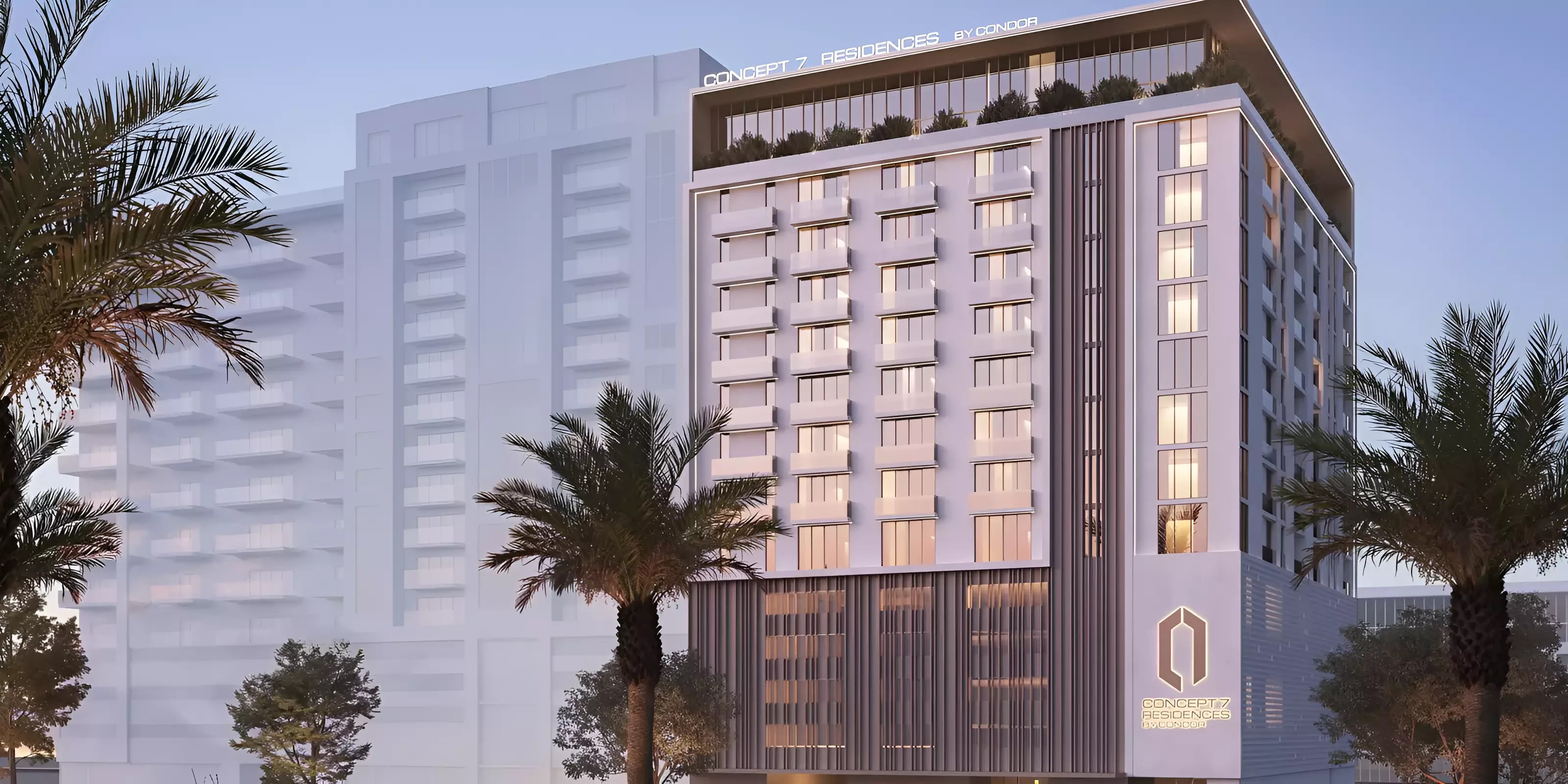 Impressie van Concept 7 Residences, appartementen van Condor Group in Jumeirah Village Circle, Dubai