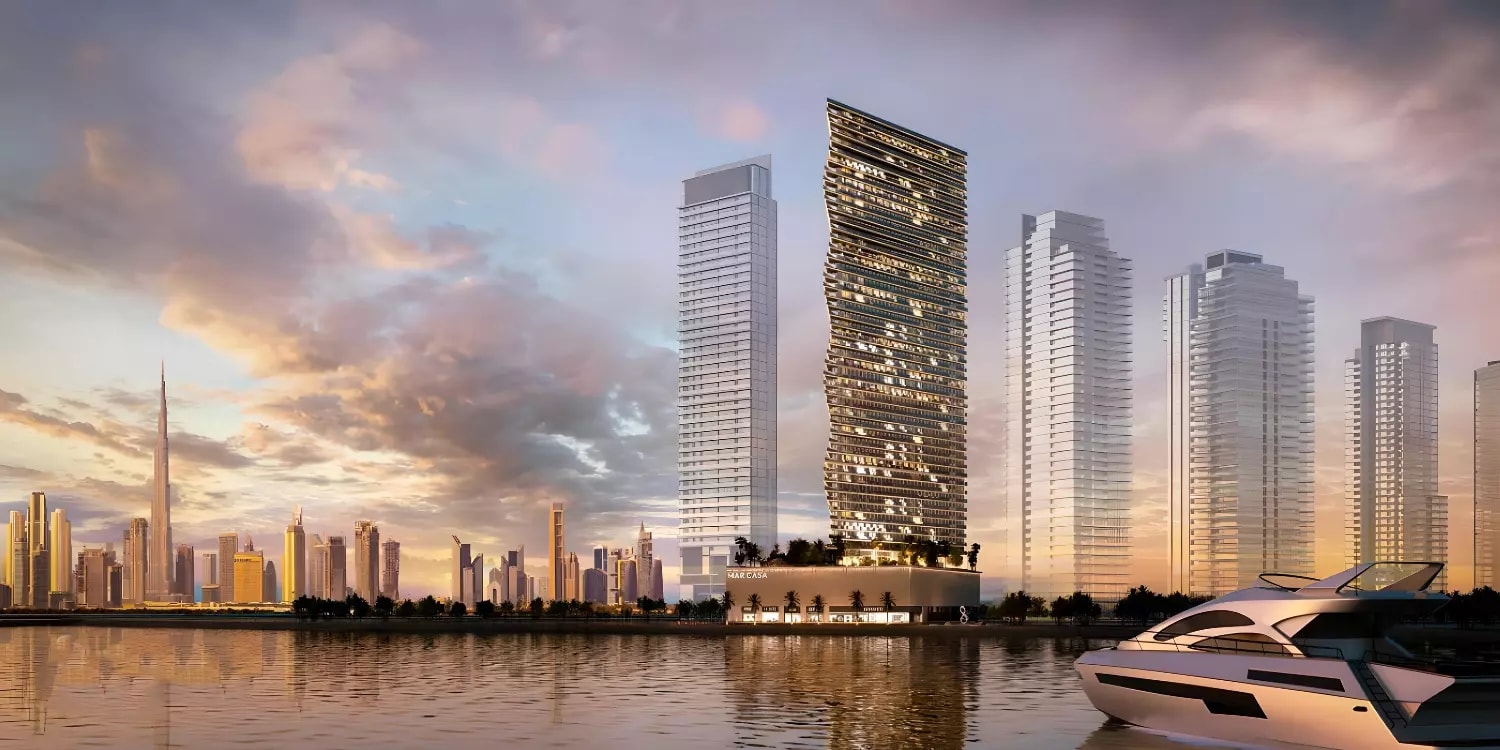 Impressie van Mar Casa, woningen van Deyaar Development in Maritime City, Dubai