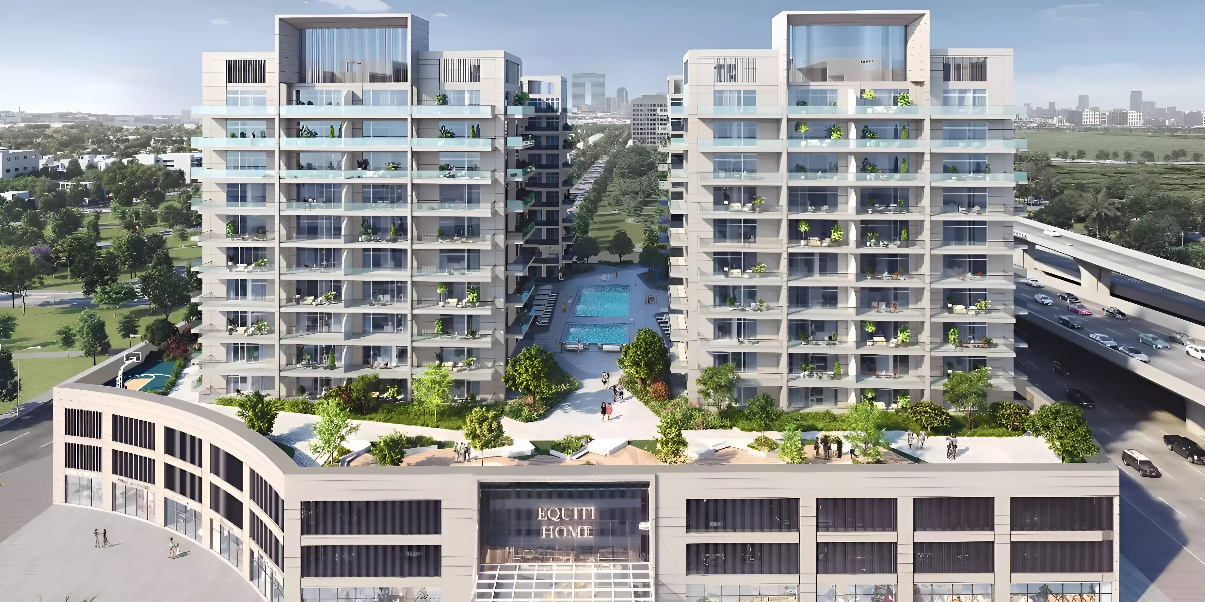 Impressie van Equiti Home, woningen van B.N.H Developer in Al Furjan, Dubai