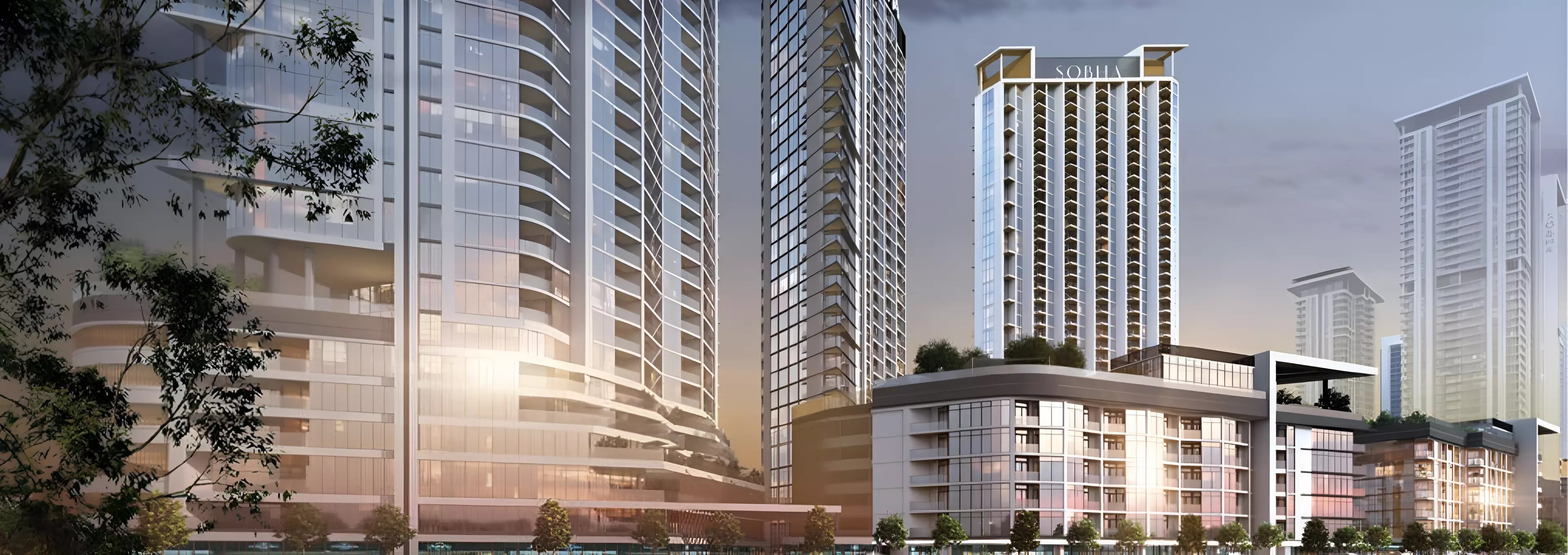 Impressie van Waves Opulence, woningen van Sobha Realty in Sobha Hartland, Dubai