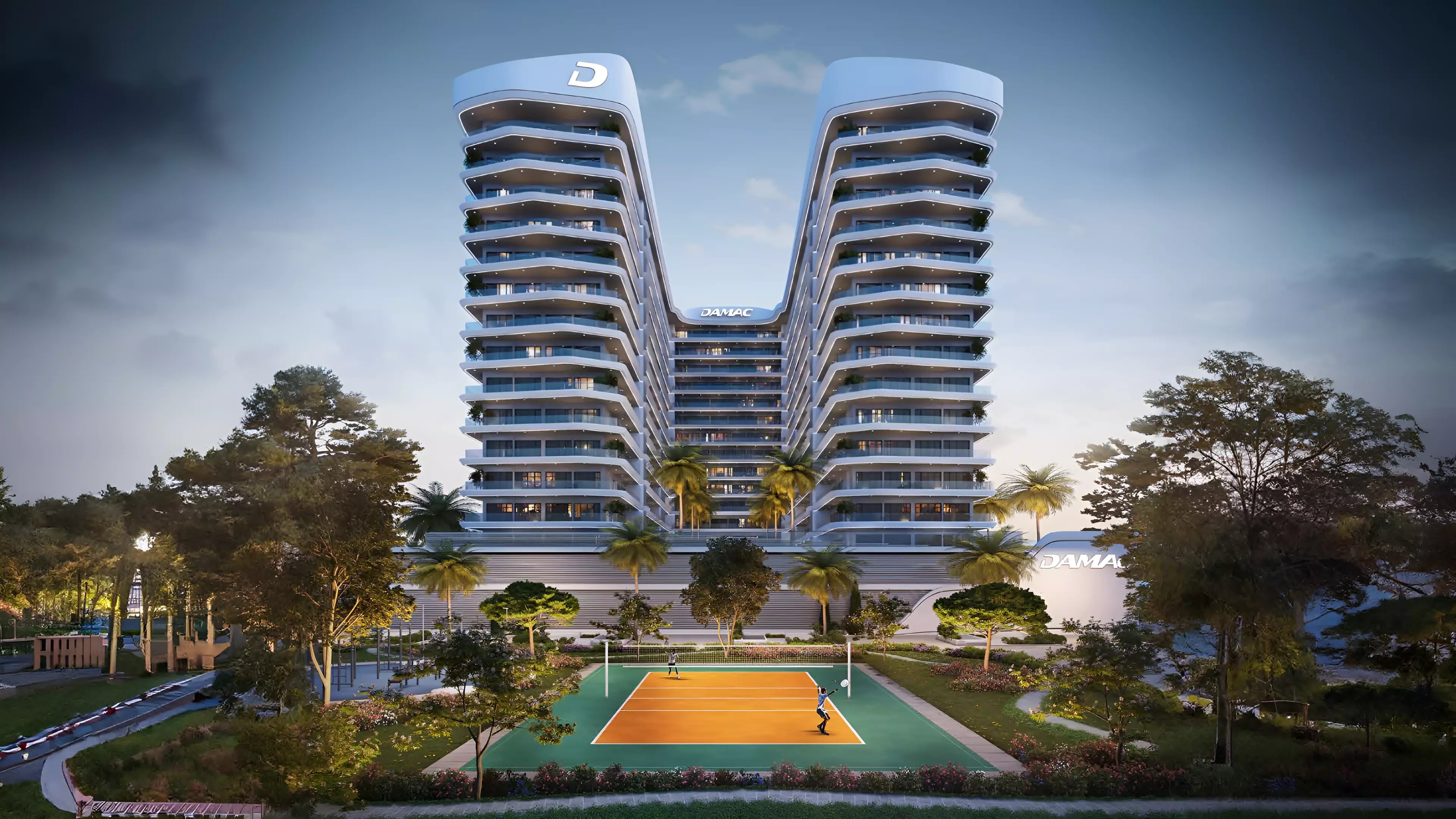 Impressie van ELO 3, appartementen van Damac Properties in Damac Hills 2, Dubai