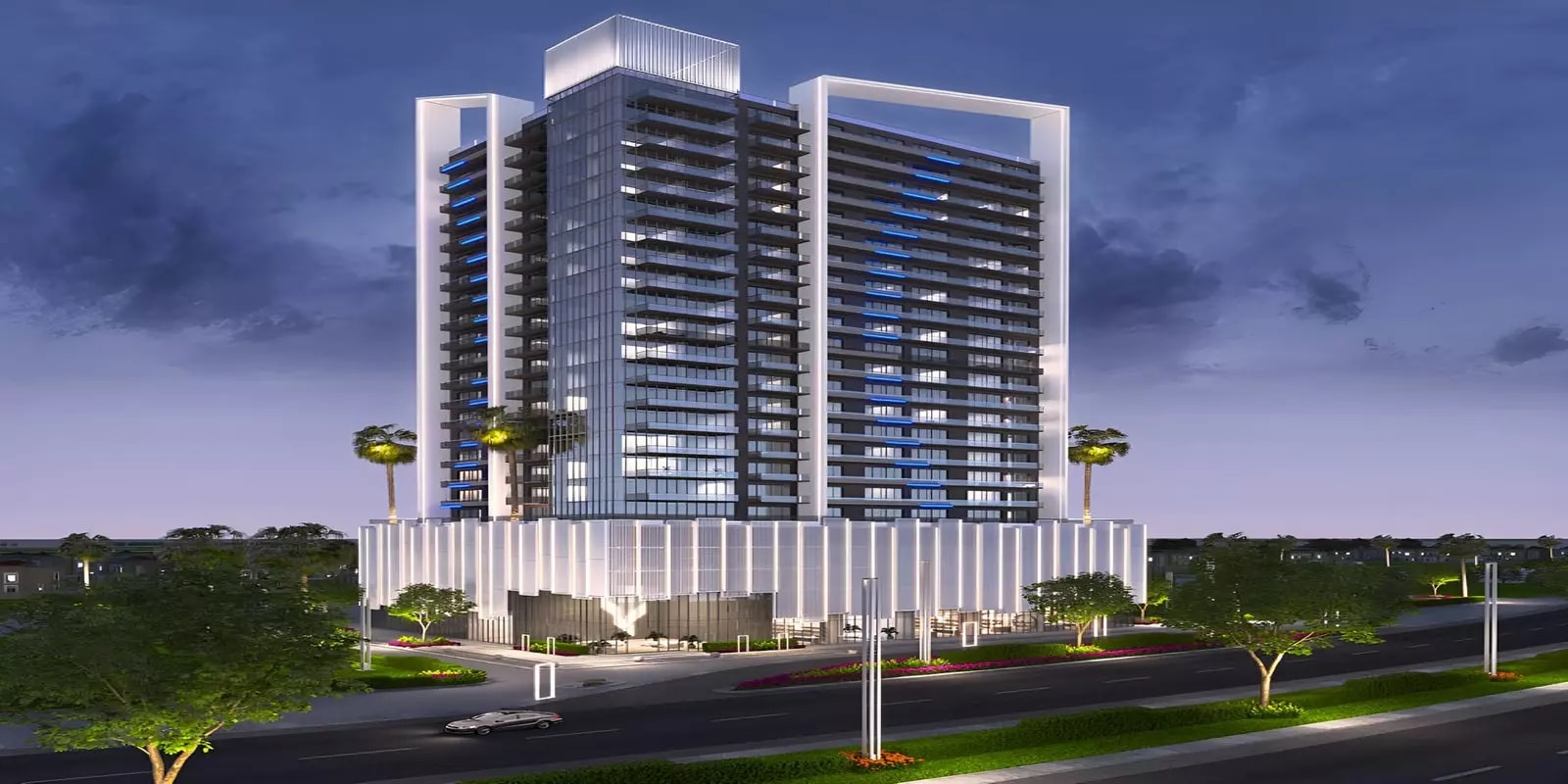 Impressie van The Vybe, appartementen van Metrical Real Estate Development in Jumeirah Village Circle, Dubai