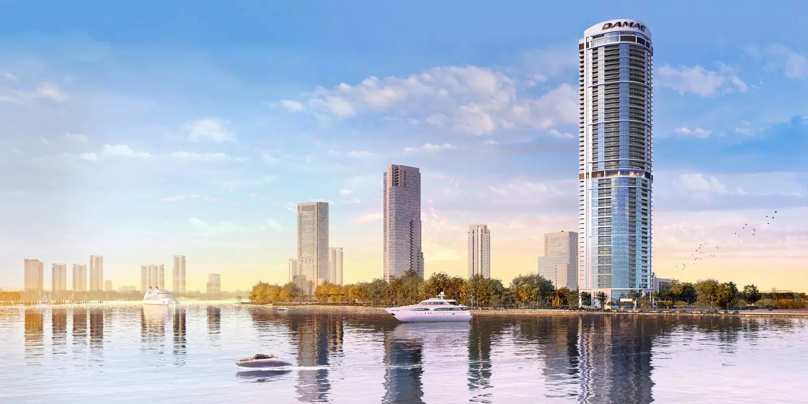 Impressie van Damac Harbour Lights, appartementen van Damac Properties in Maritime City, Dubai