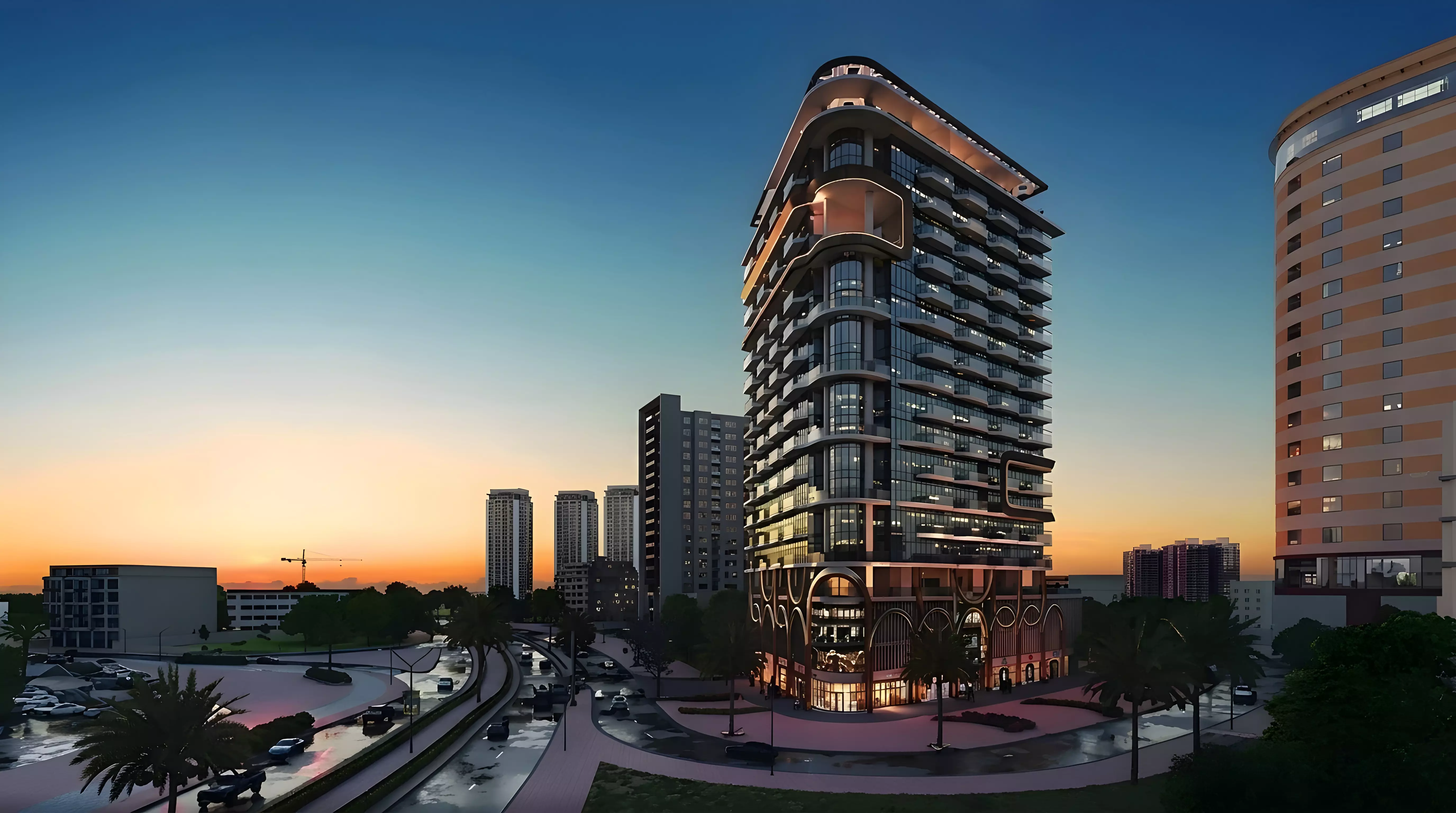 Impressie van Empire Jebel Ali Residences, appartementen van Empire Developments in Jebel Ali, Dubai