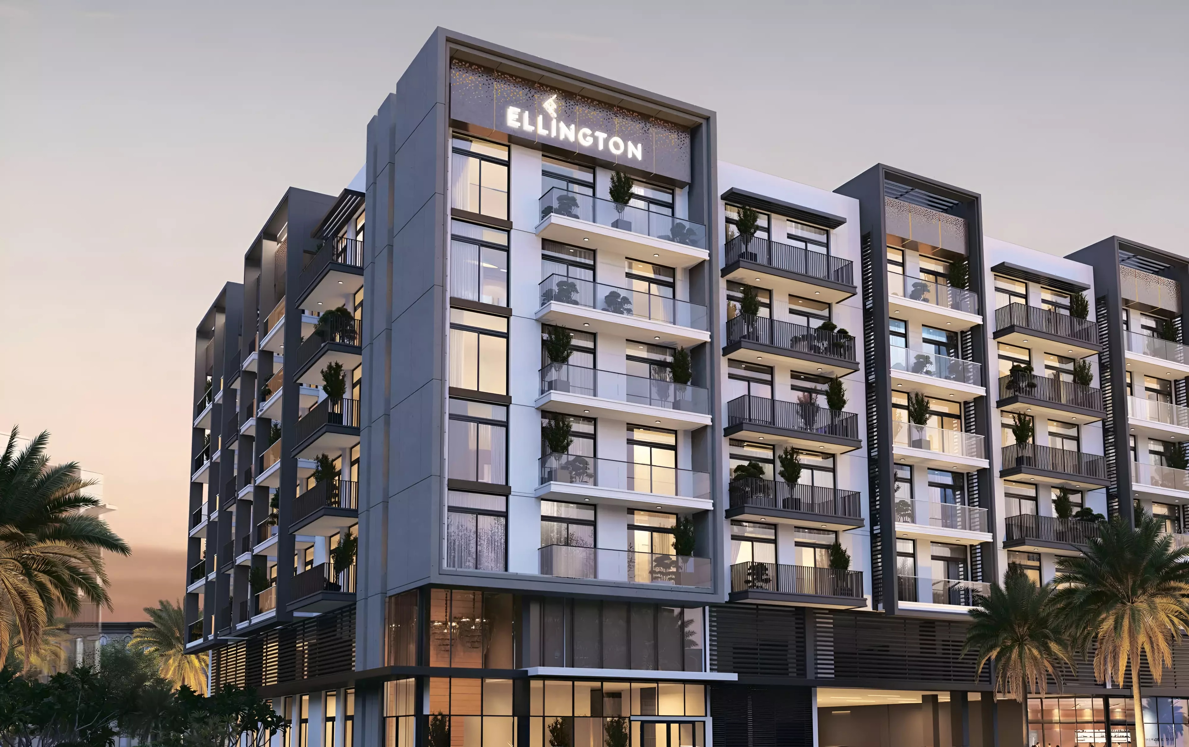 Impressie van Hamilton House, appartementen van Ellington in Jumeirah Village Circle, Dubai