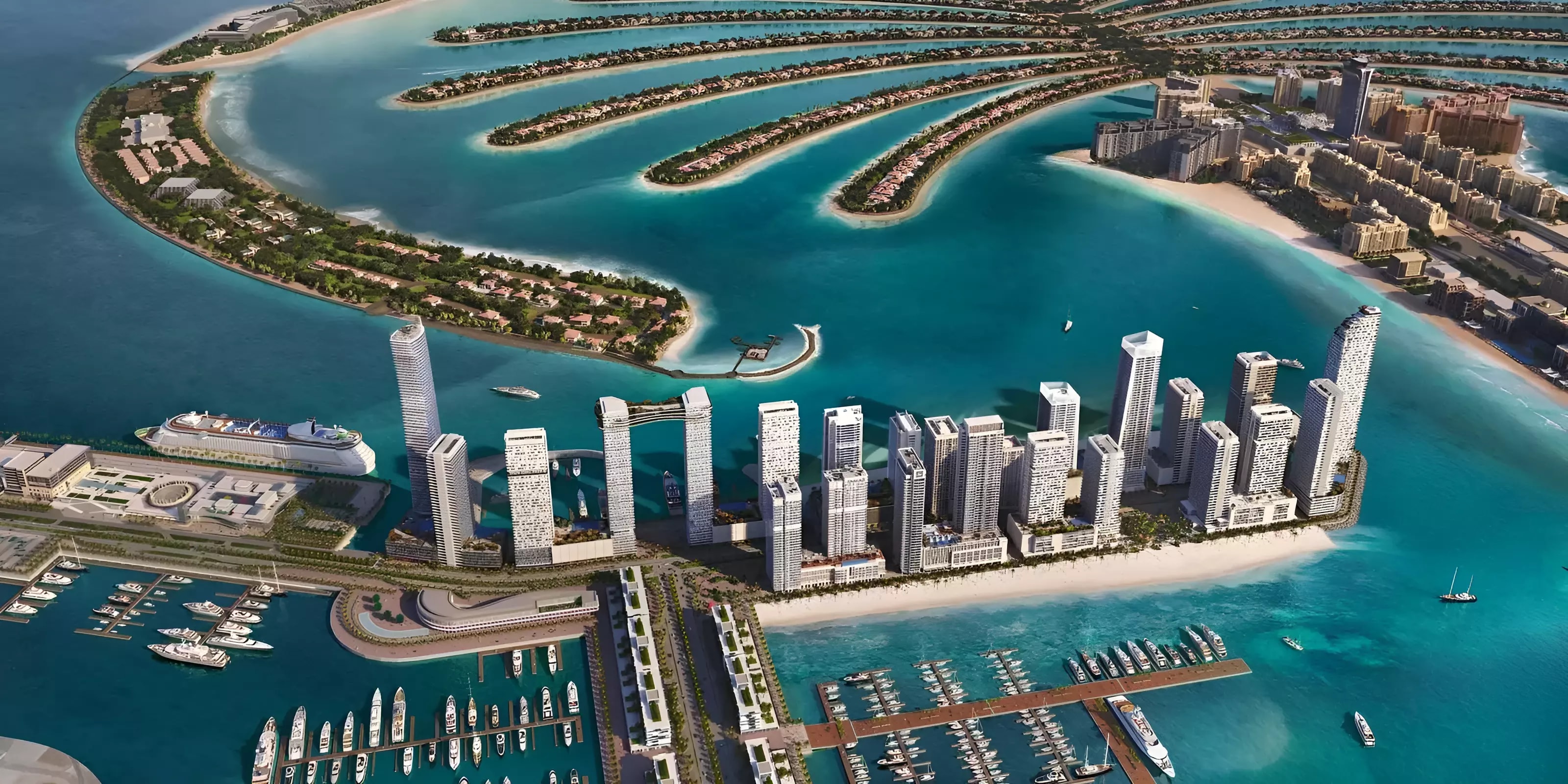 Impressie van Address The Bay, woningen van Emaar Properties in Emaar Beachfront, Dubai