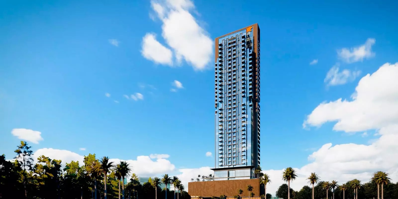 Impressie van Seslia Tower, appartementen van Tiger Group in Jumeirah Village Triangle, Dubai