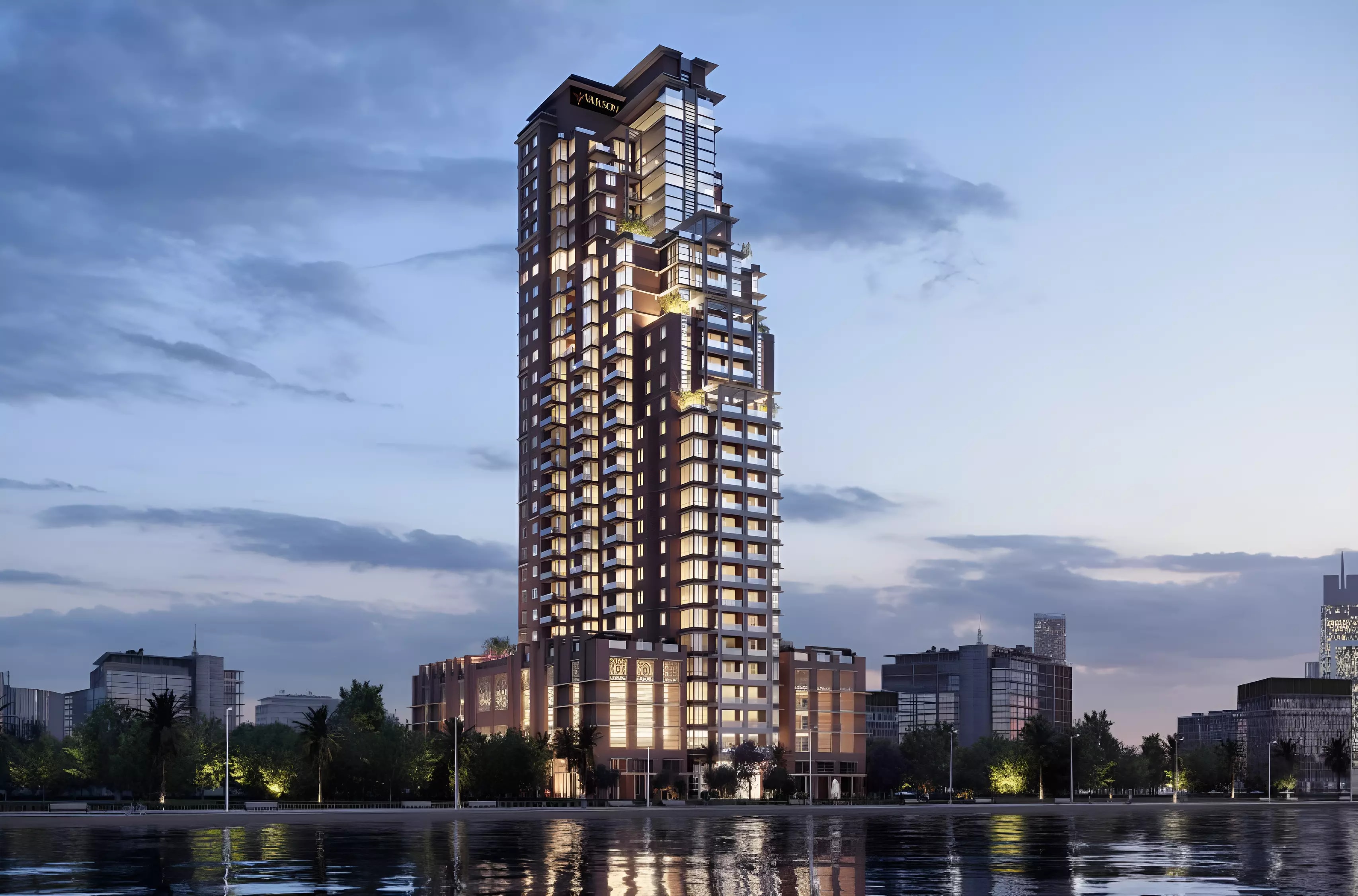 Impressie van Riva Residence, appartementen van Vakson Group in Maritime City, Dubai