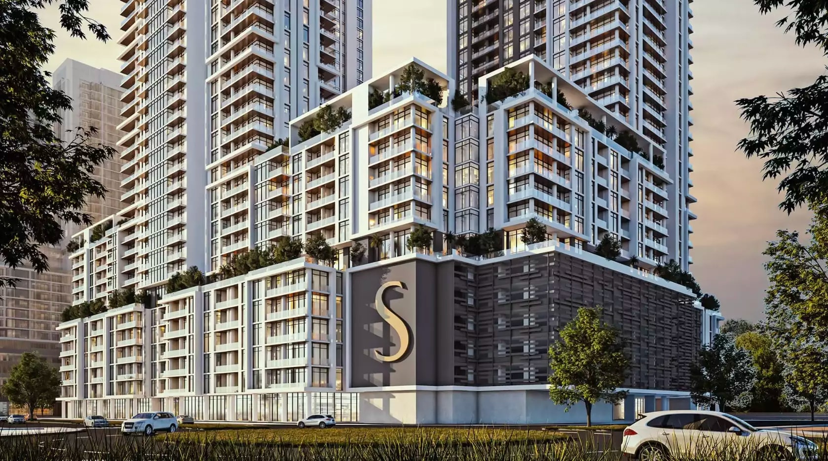 Impressie van Crest Grande, appartementen van Sobha Realty in Sobha Hartland, Dubai