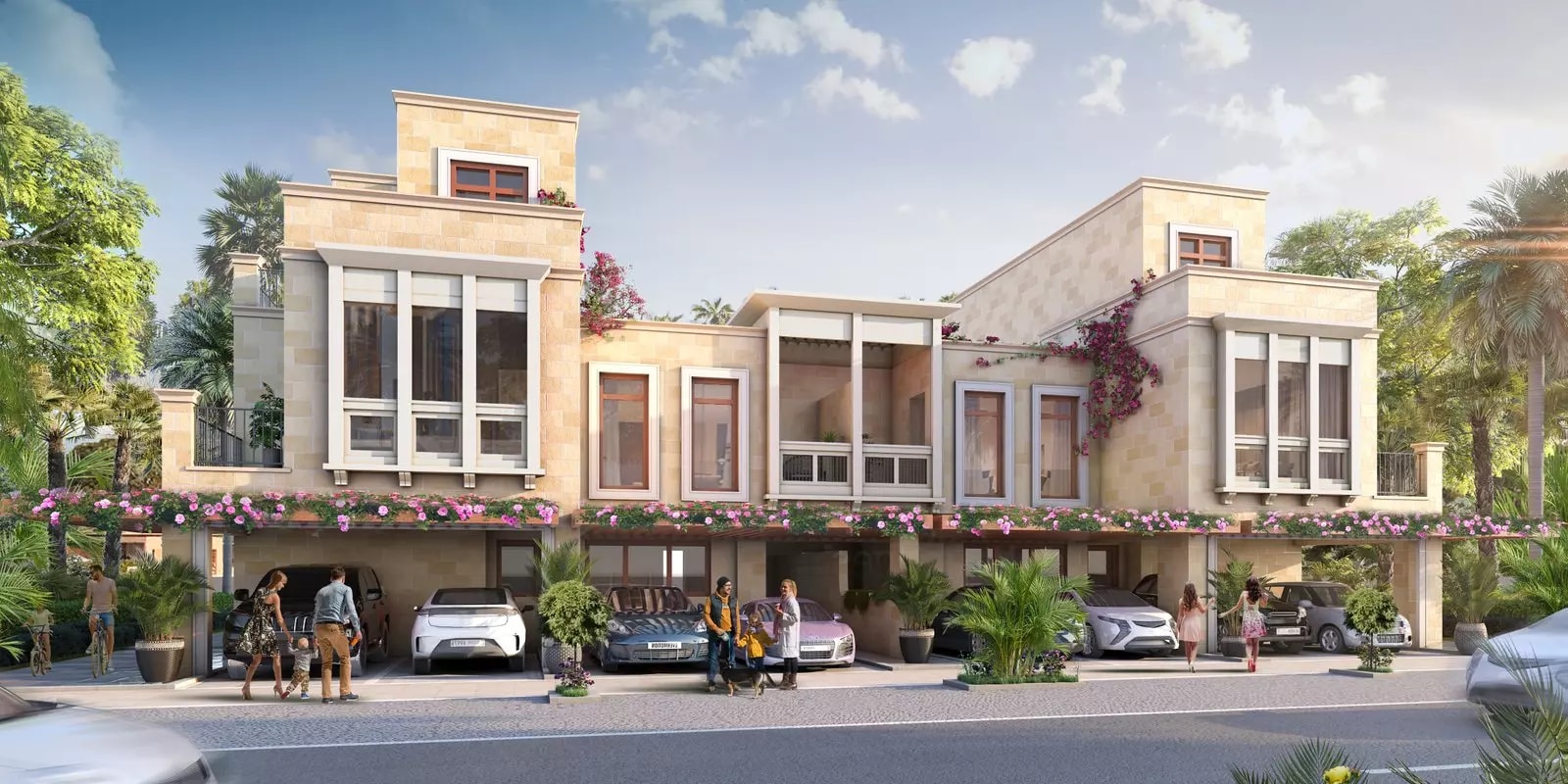 Impressie van Malta, woningen van Damac Properties in Damac Lagoons, Dubai