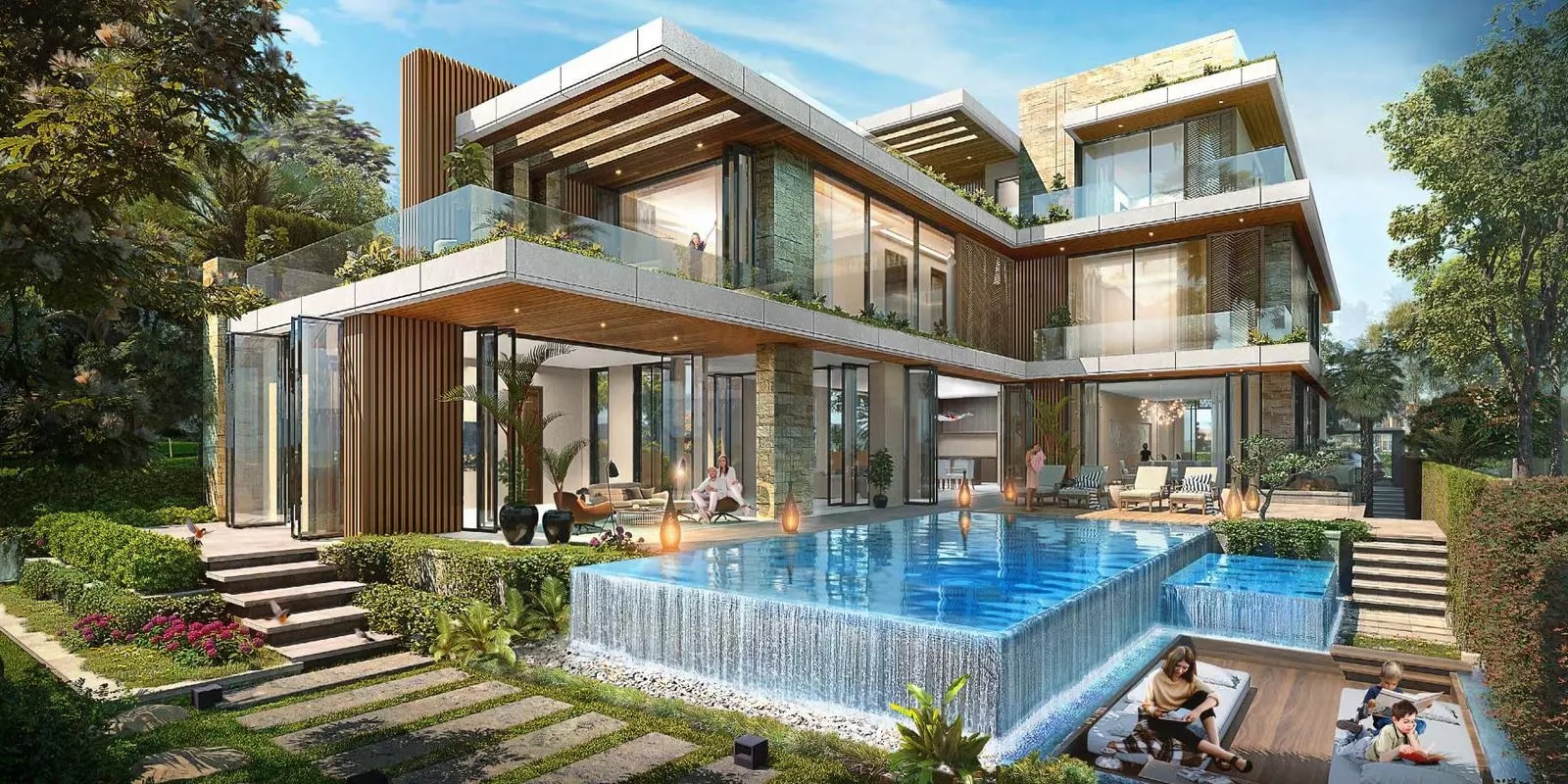 Impressie van Cavalli Estates, villa's van Damac Properties in Damac Hills, Dubai