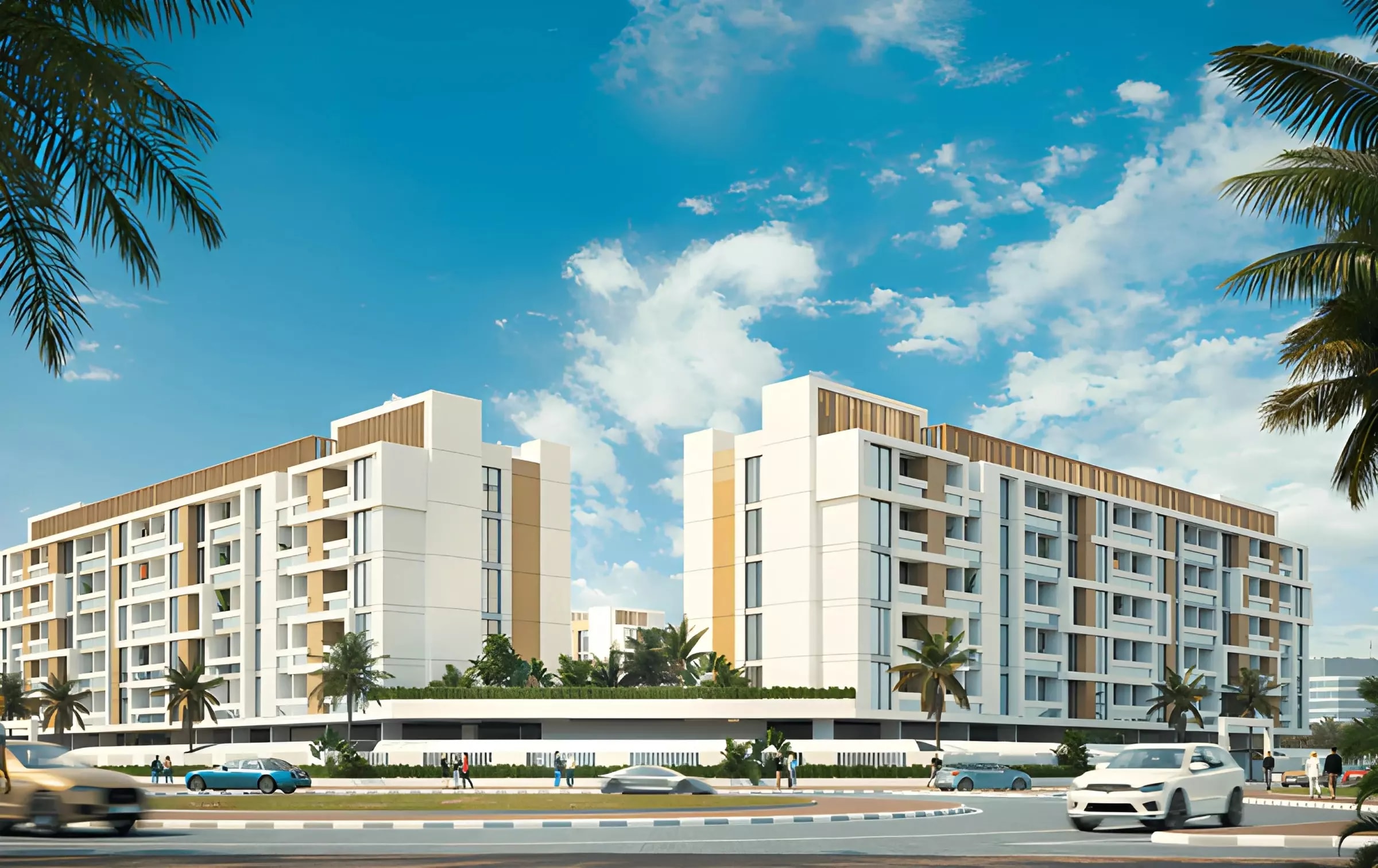 Impressie van Torino, appartementen van Oro24 Developments in Arjan, Dubai