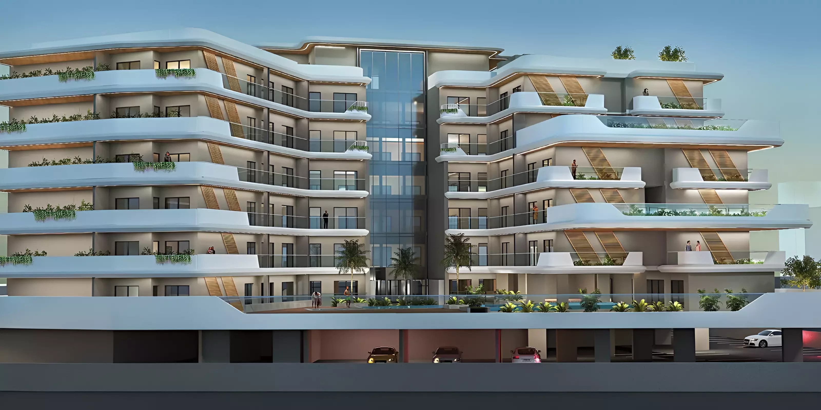 Impressie van Marquis Signature, appartementen van Marquis Point in Arjan, Dubai