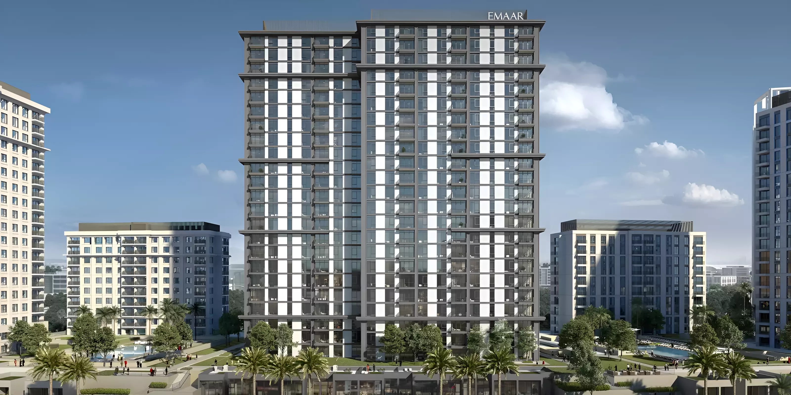 Impressie van Lime Gardens, woningen van Emaar Properties in Dubai Hills Estate, Dubai