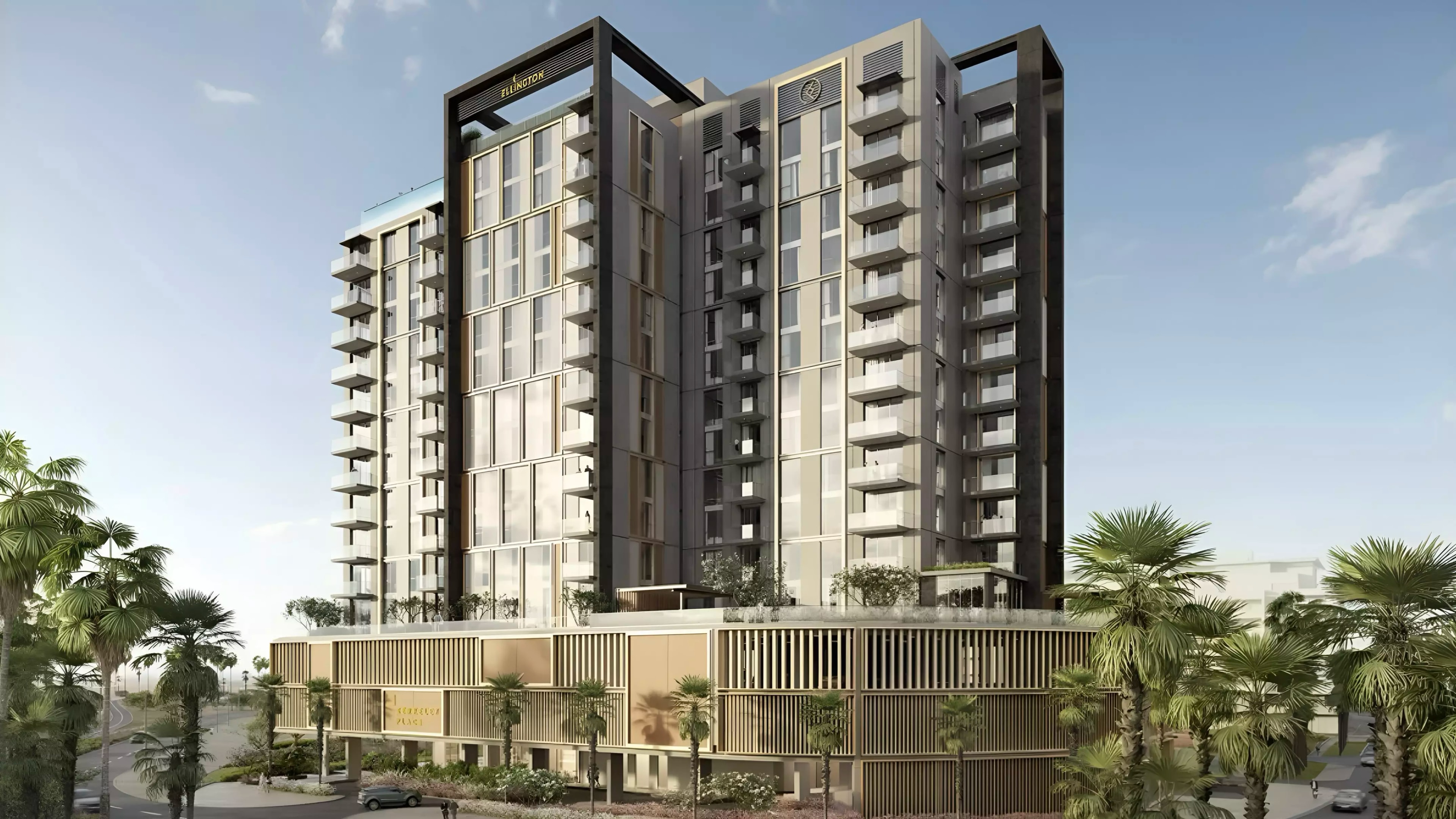 Impressie van Berkeley Place, appartementen van Ellington in Sobha Hartland, Dubai