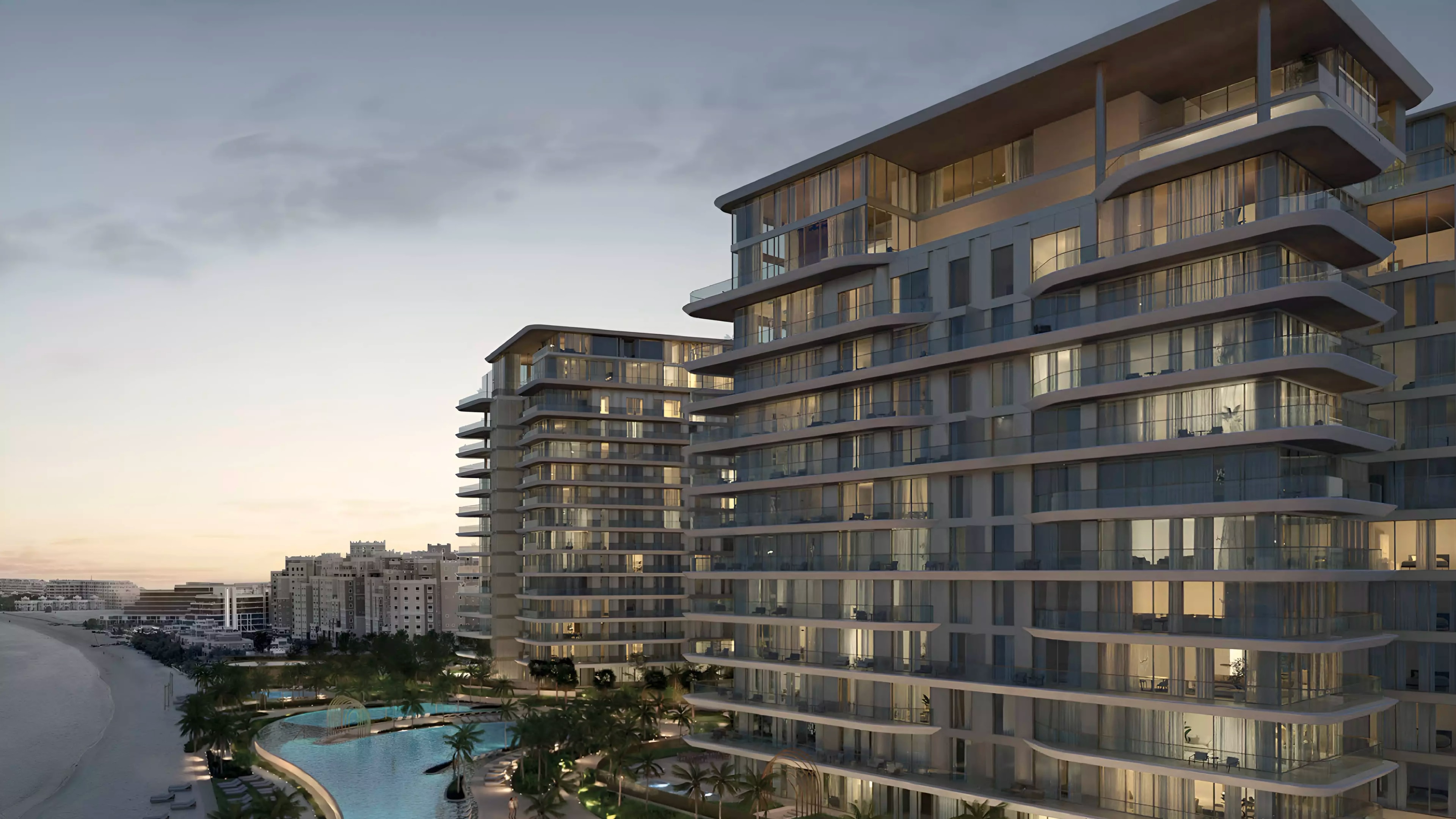 Impressie van Serenia Living, woningen van Palma Development in Palm Jumeirah, Dubai