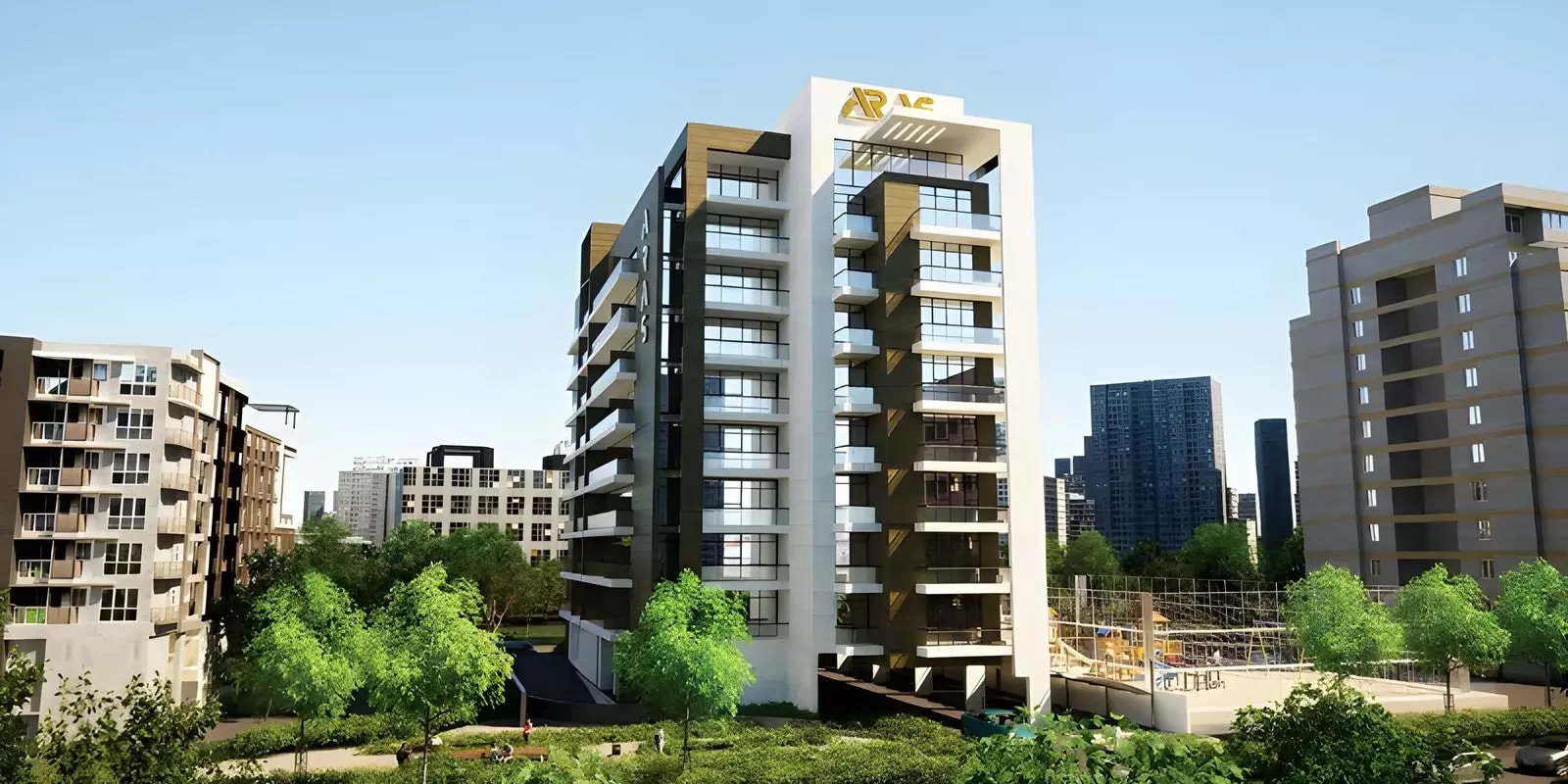 Impressie van Aras Heights, appartementen van Aras Group in Majan, Dubai