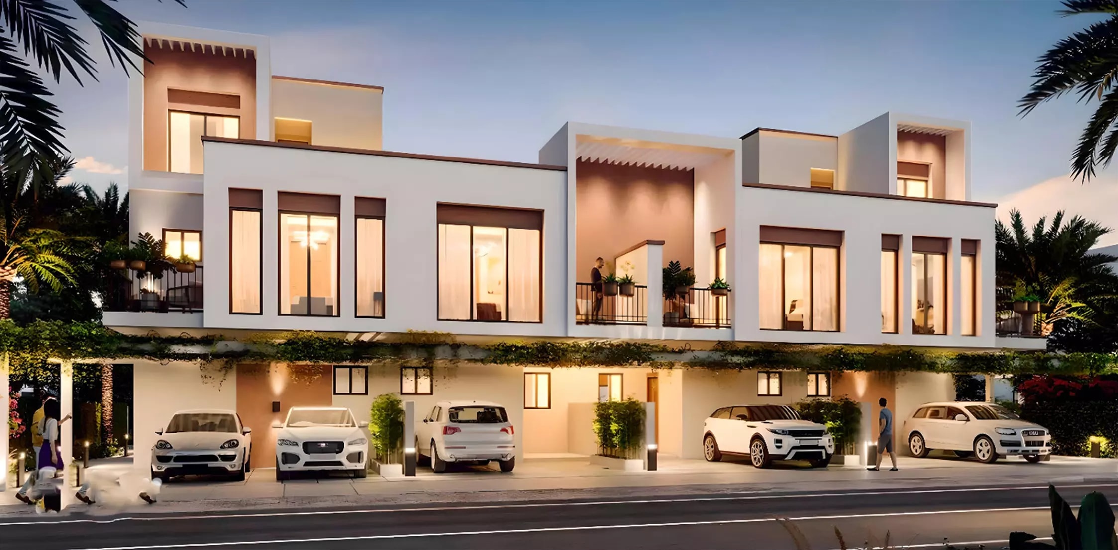 Impressie van Costa Brava, woningen van Damac Properties in Damac Lagoons, Dubai