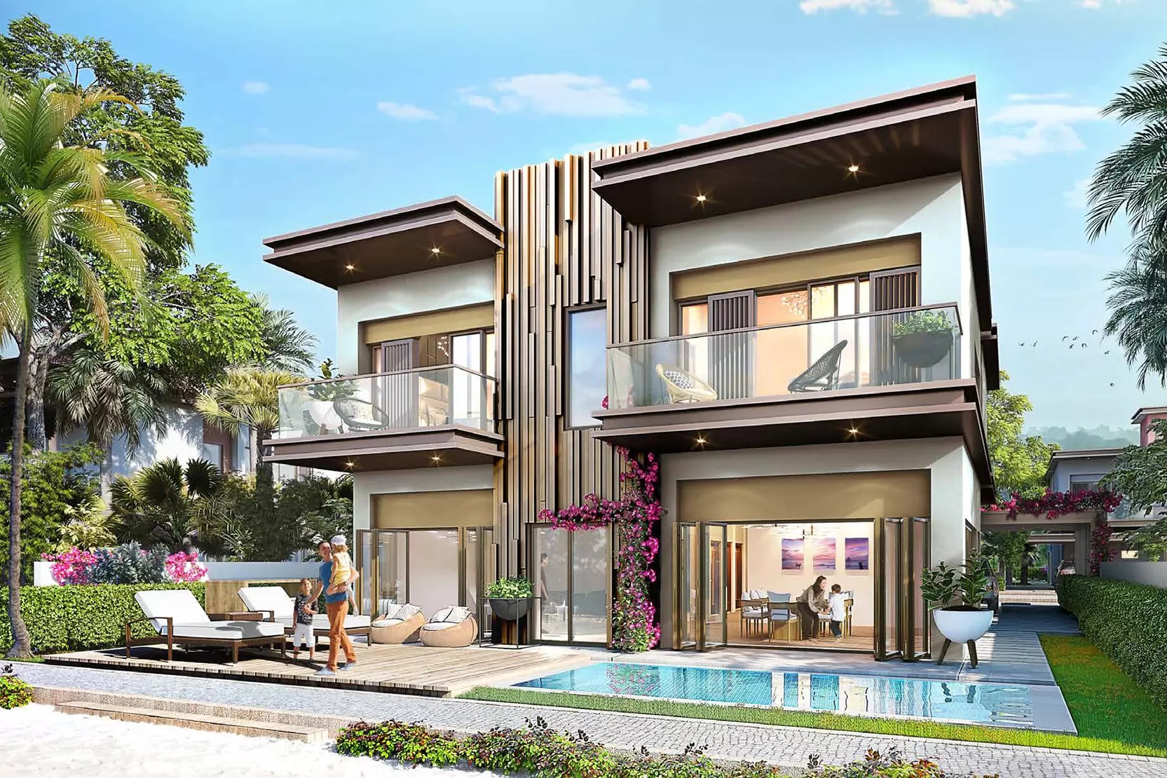 Impressie van Nice By Damac, woningen van Damac Properties in Damac Lagoons, Dubai