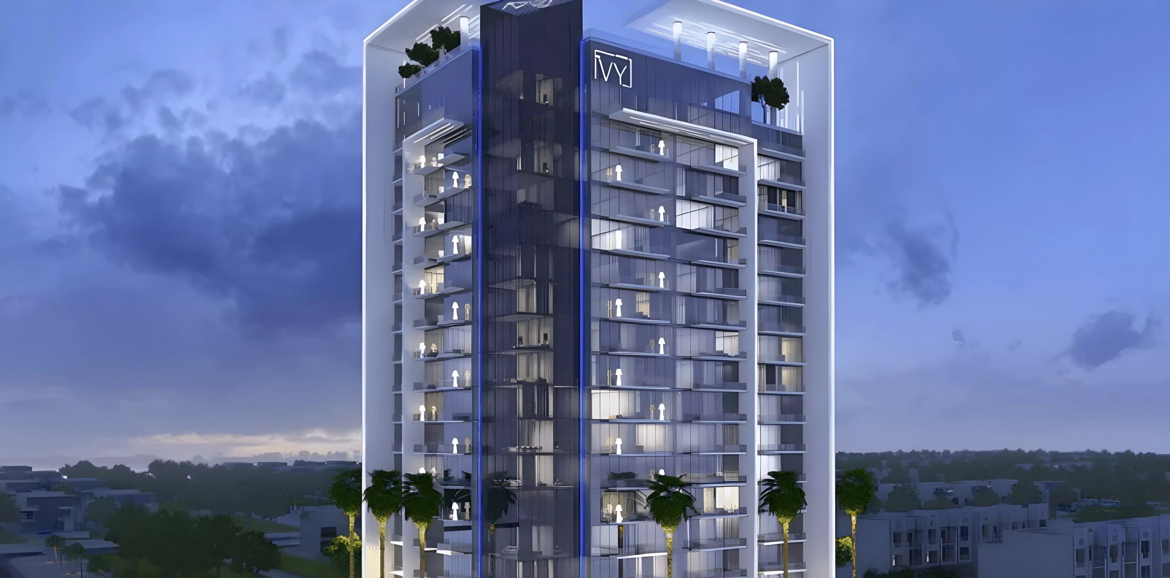 Impressie van The Ivy, appartementen van Metrical Real Estate Development in Jumeirah Village Triangle, Dubai