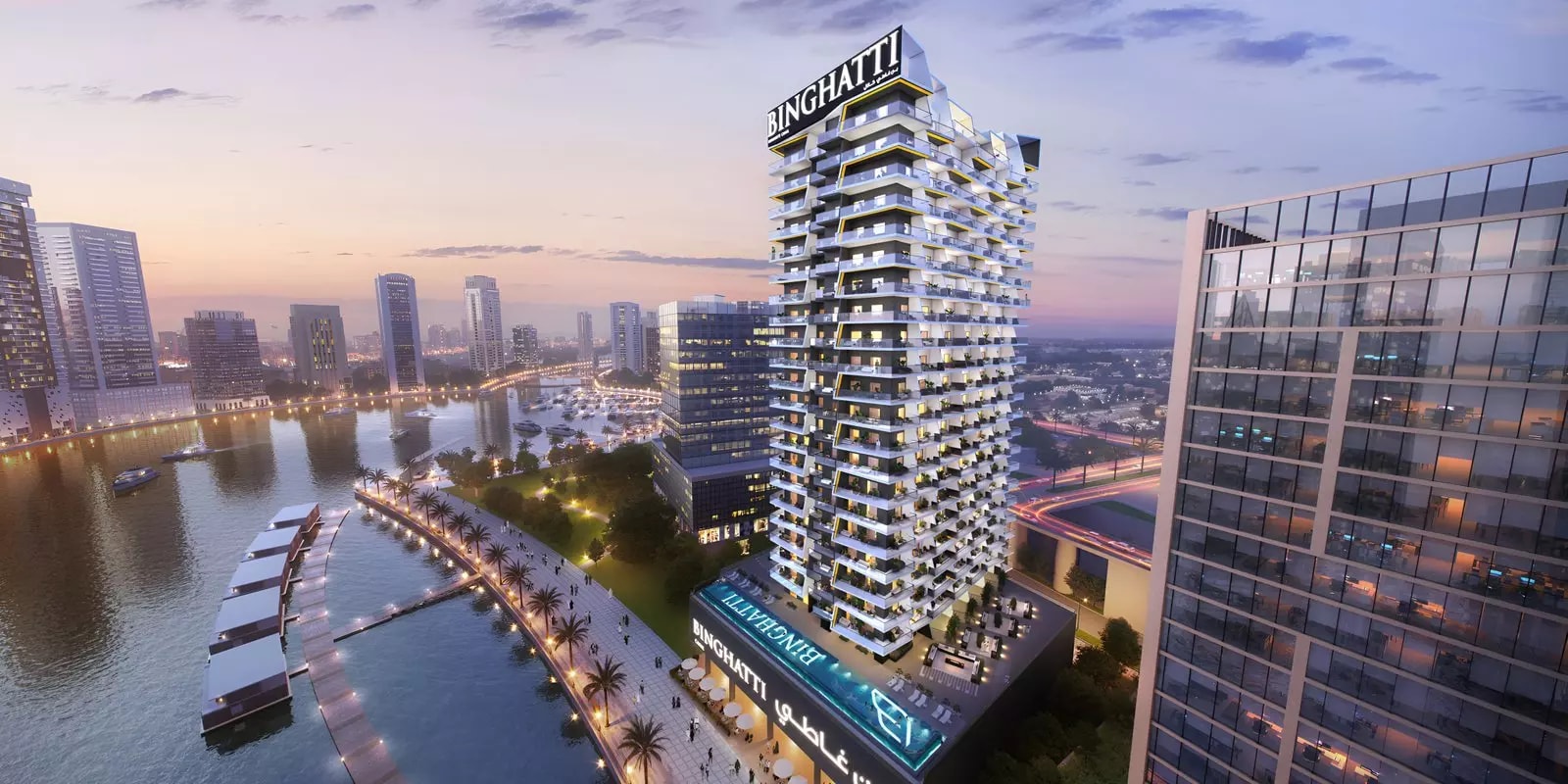 Impressie van Binghatti Canal, appartementen van Binghatti Developers in Business Bay, Dubai