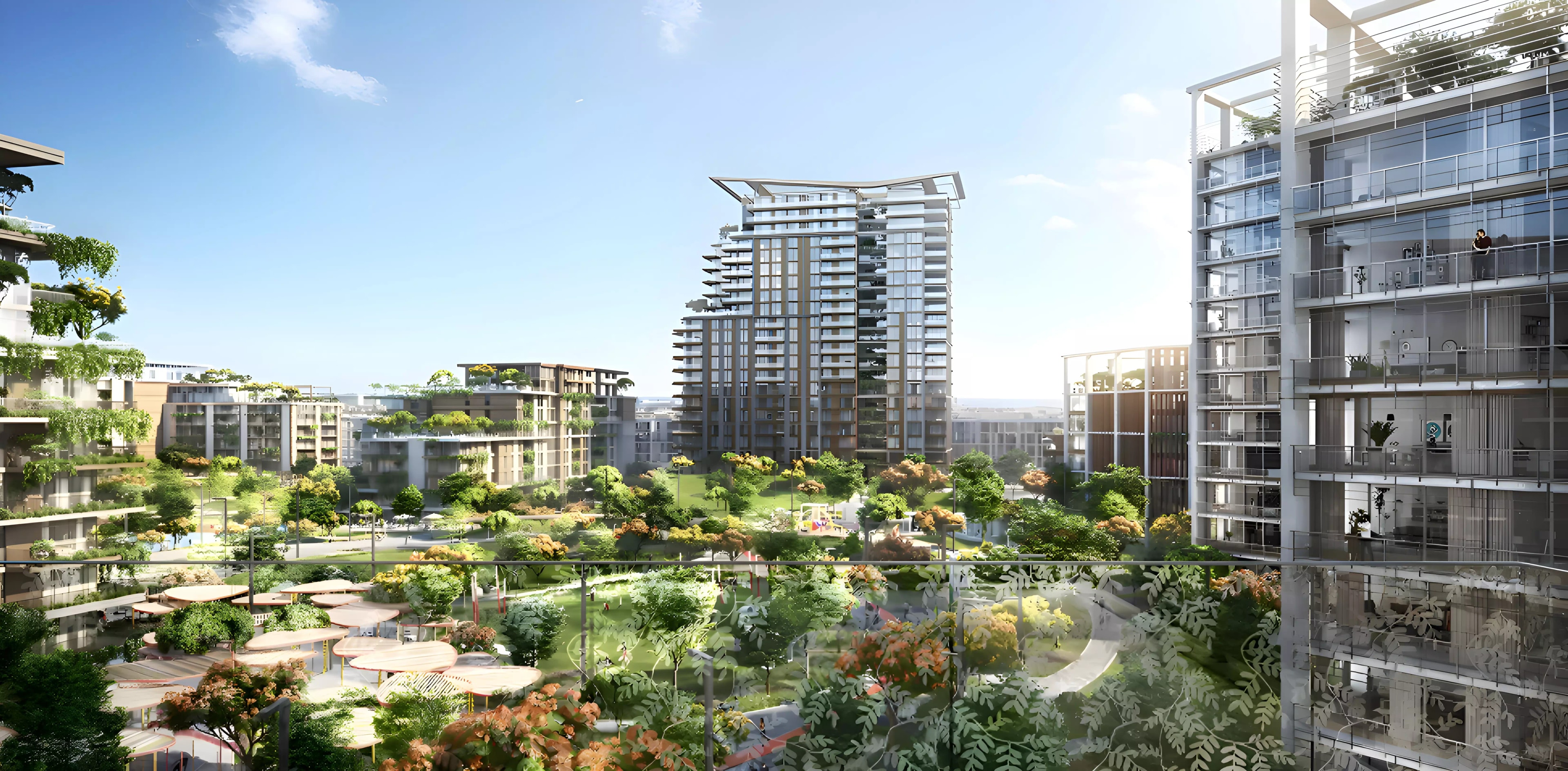 Impressie van Viridian, appartementen van Meraas Holding in City Walk, Dubai
