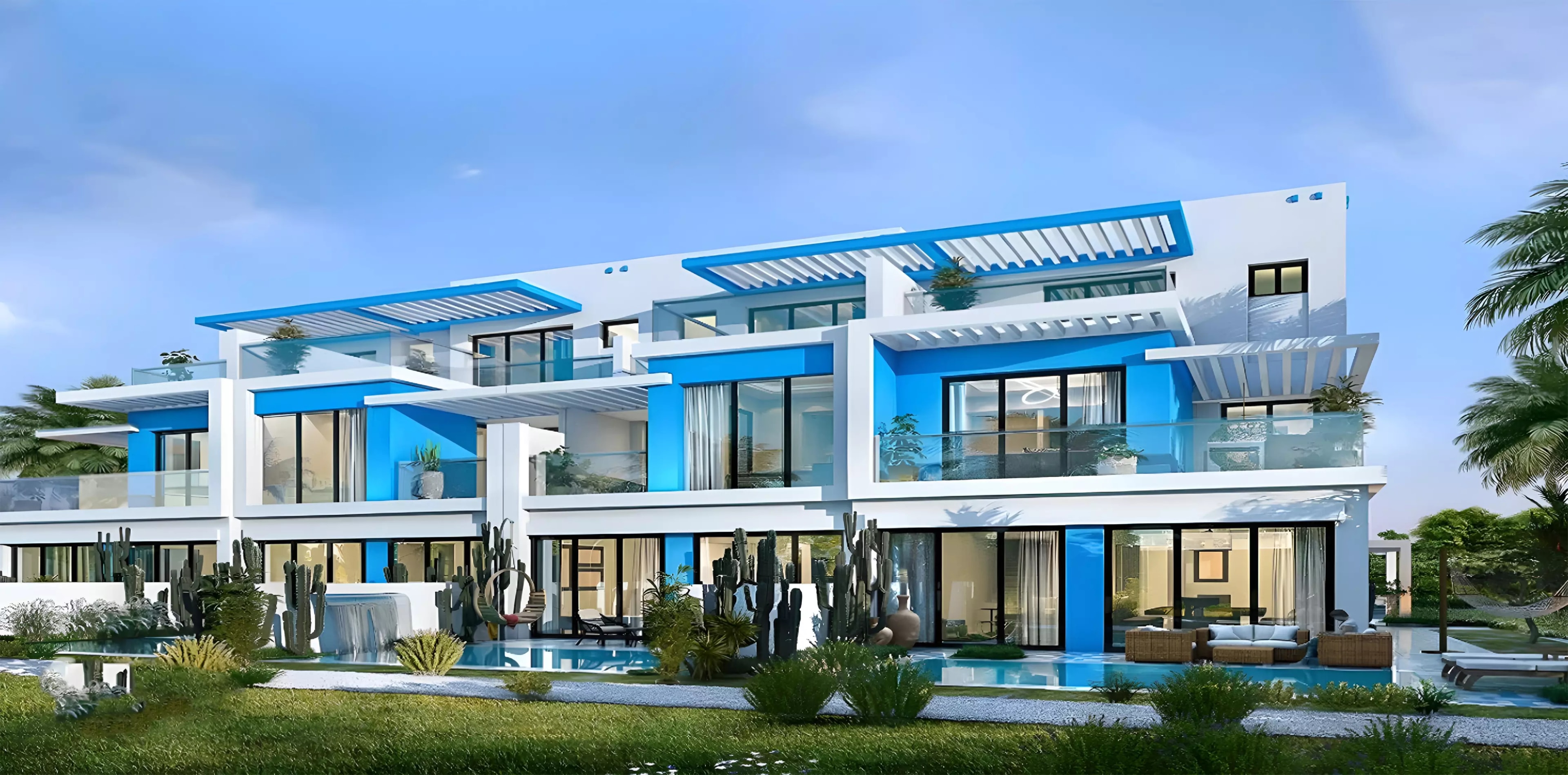 Impressie van Santorini Phase 2 By Damac, villa's van Damac Properties in Damac Lagoons, Dubai