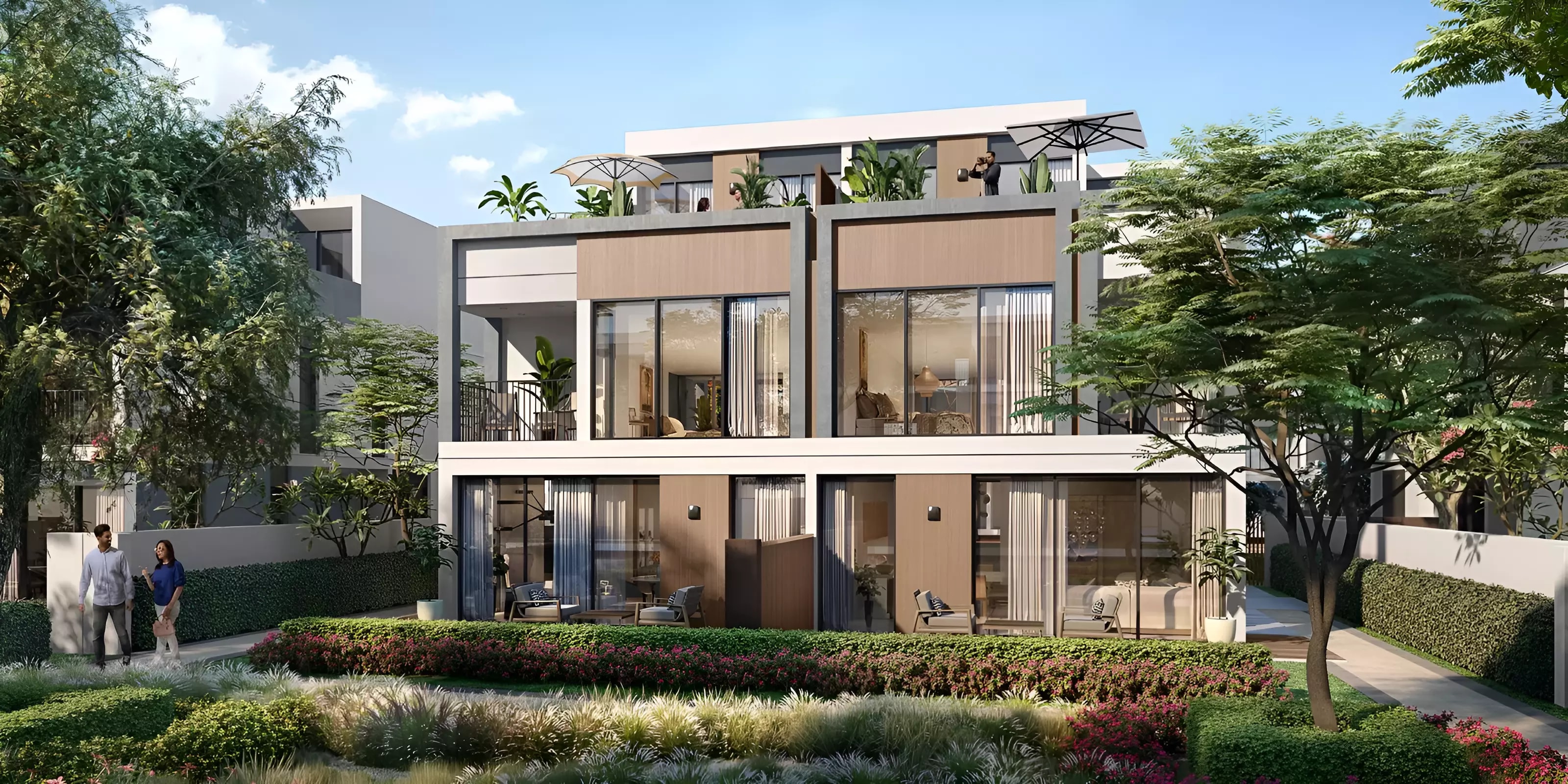 Impressie van Aura Tilal Al Ghaf, villa's van Majid Al Futtaim in Tilal Al Ghaf, Dubai