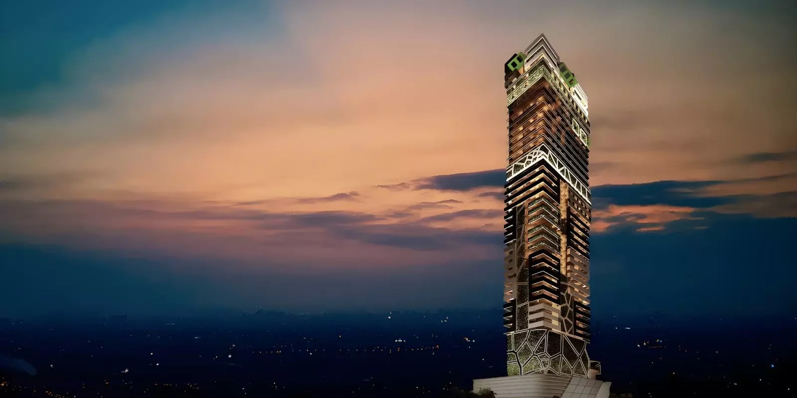 Impressie van Tranquil Wellness Tower, appartementen van Well Cube Life in Jumeirah Village Triangle, Dubai