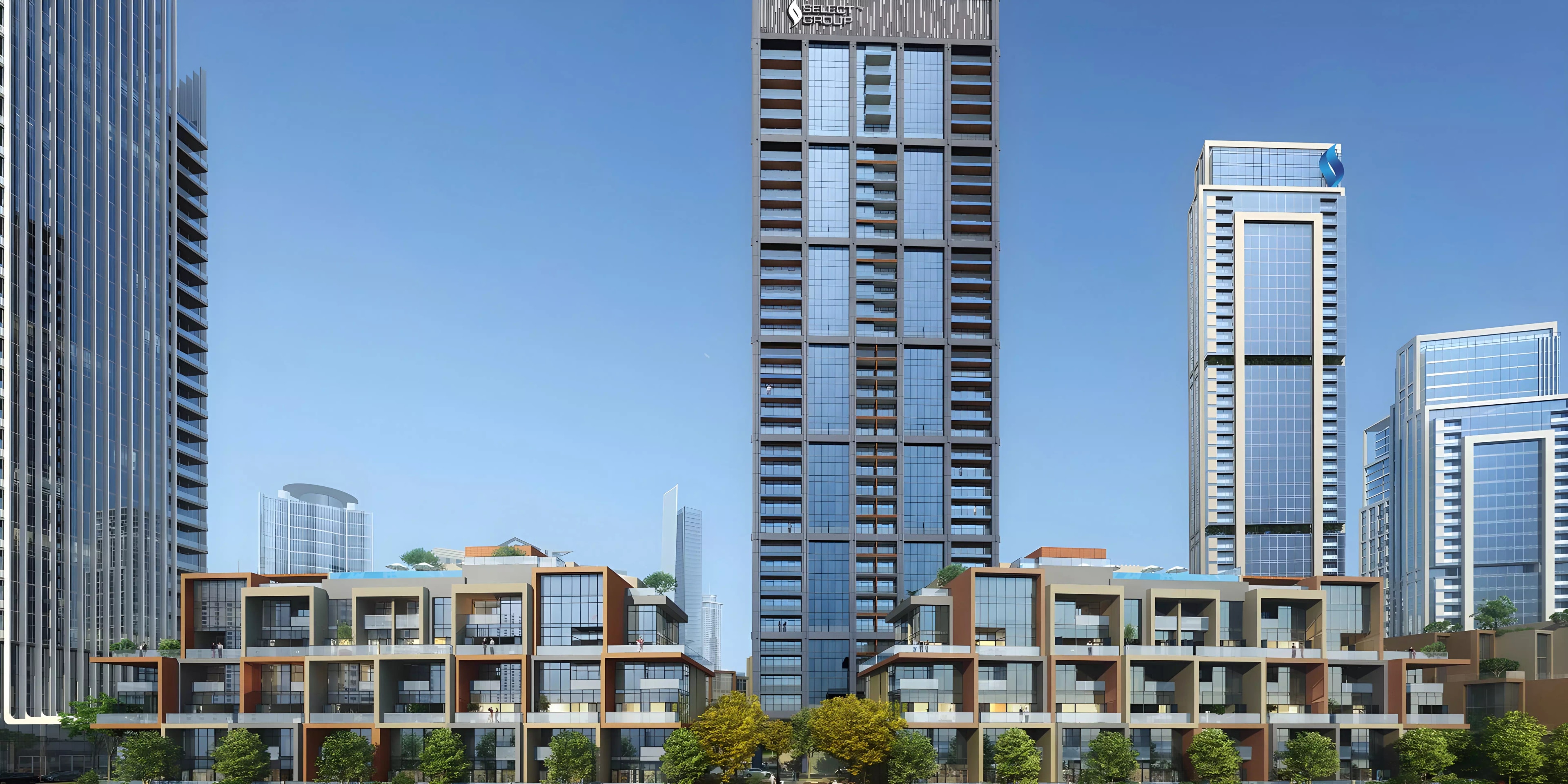 Impressie van Peninsula One, appartementen van Select Group in Business Bay, Dubai