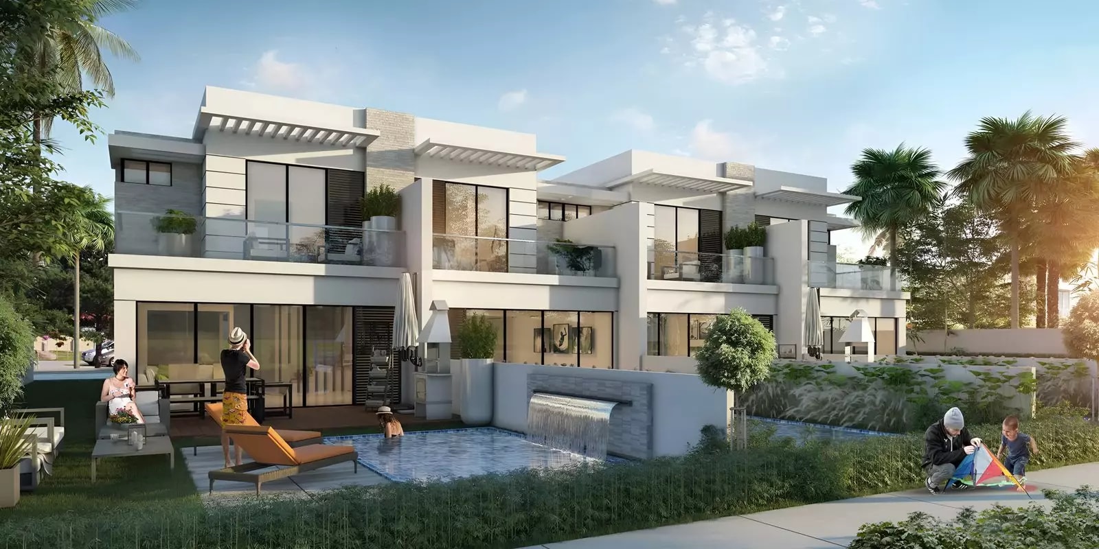 Impressie van Silver Springs Phase 3 By Damac, woningen van Damac Properties in Damac Hills, Dubai