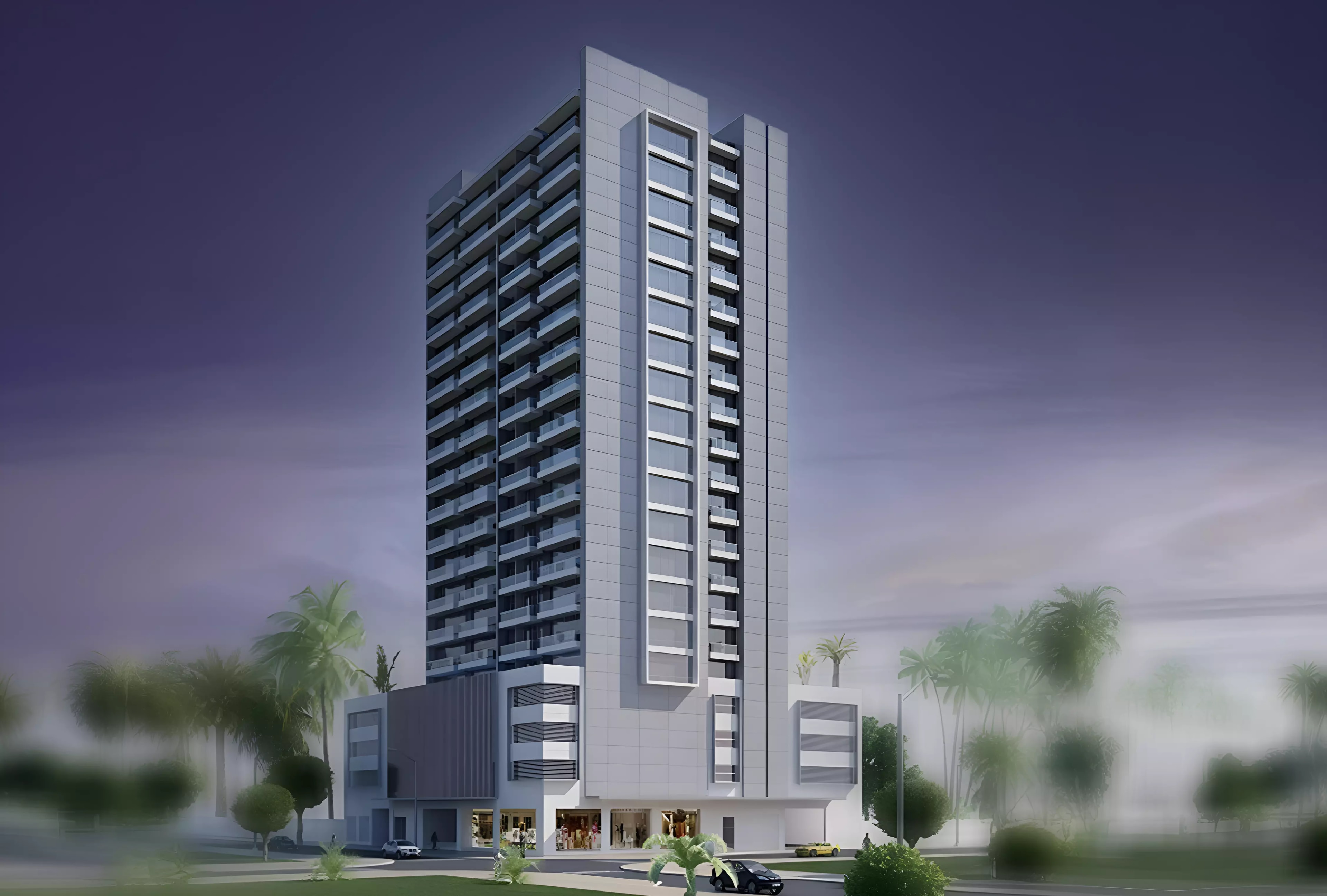 Impressie van Esplora, appartementen van BNW Developments in Jumeirah Village Circle, Dubai