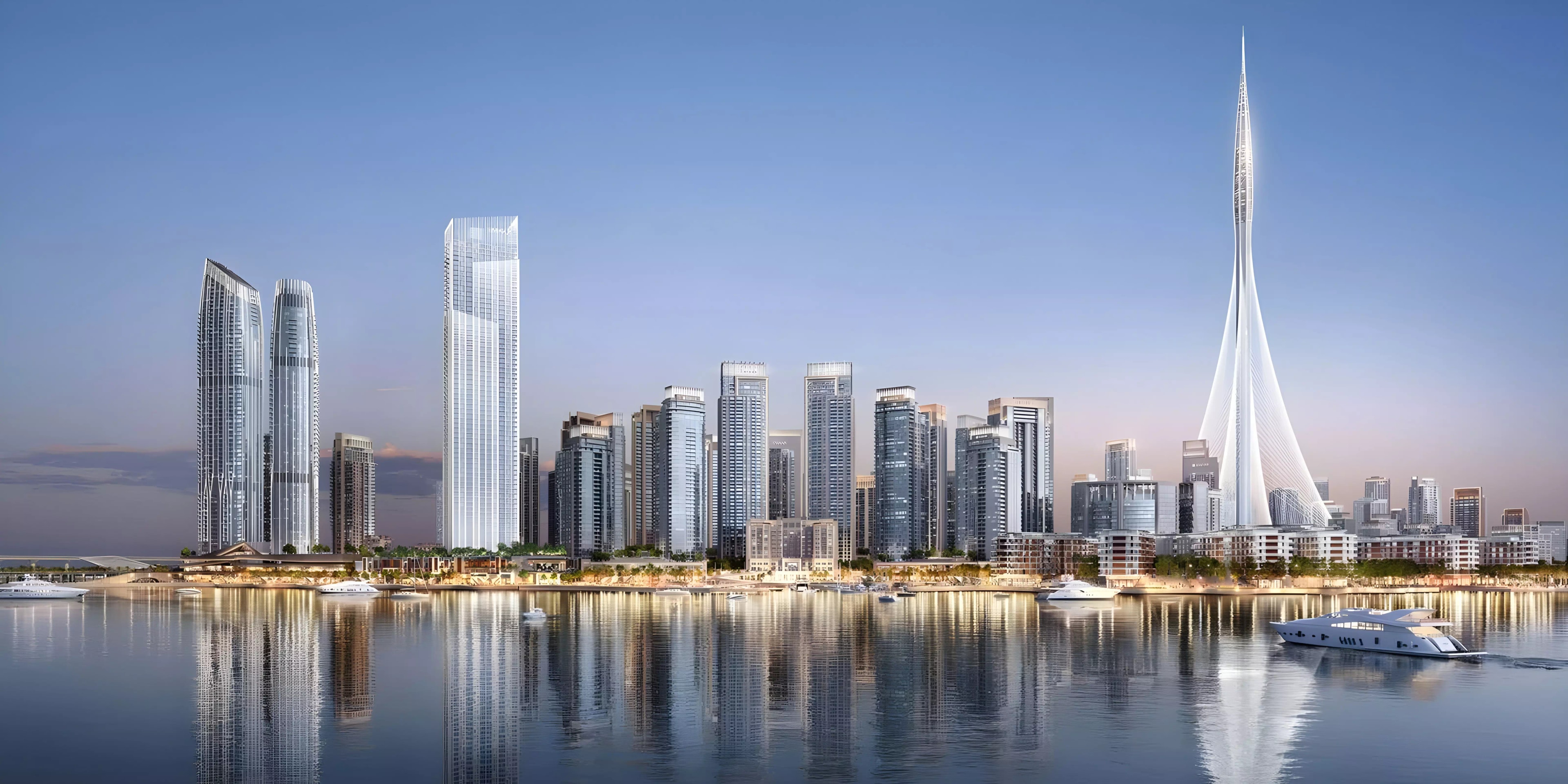 Impressie van Vida Residences Creek Beach, appartementen van Emaar Properties in Dubai Creek Harbour (The Lagoons), Dubai