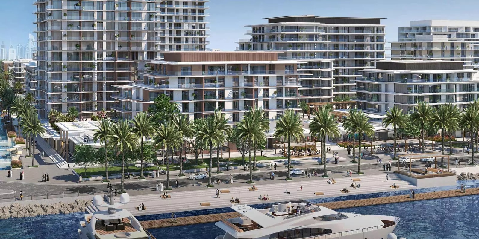 Impressie van Seagate, appartementen van Emaar Properties in Mina Rashid, Dubai