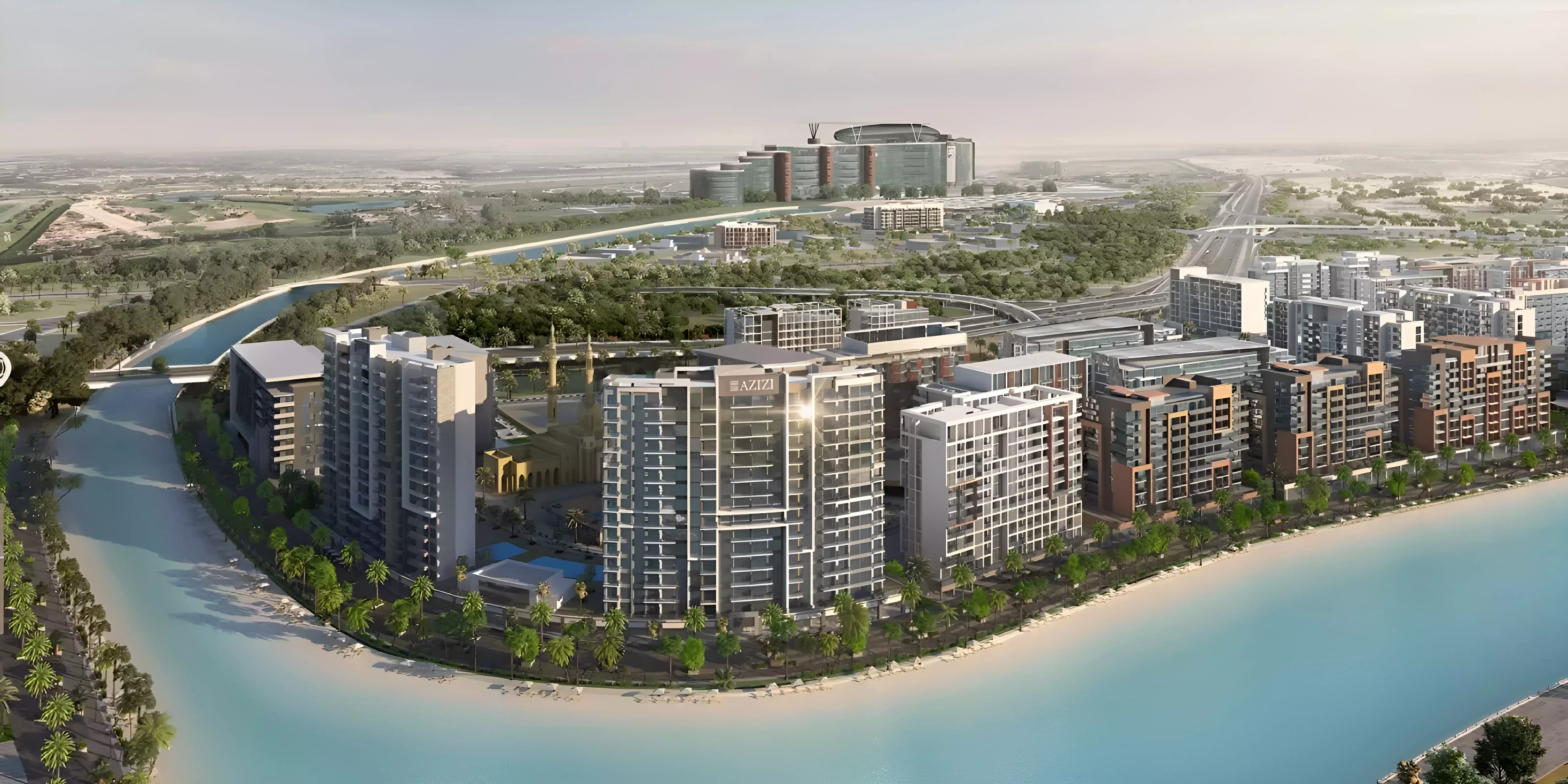 Impressie van Azizi Riviera 8, appartementen van Azizi Developments in Meydan, Dubai