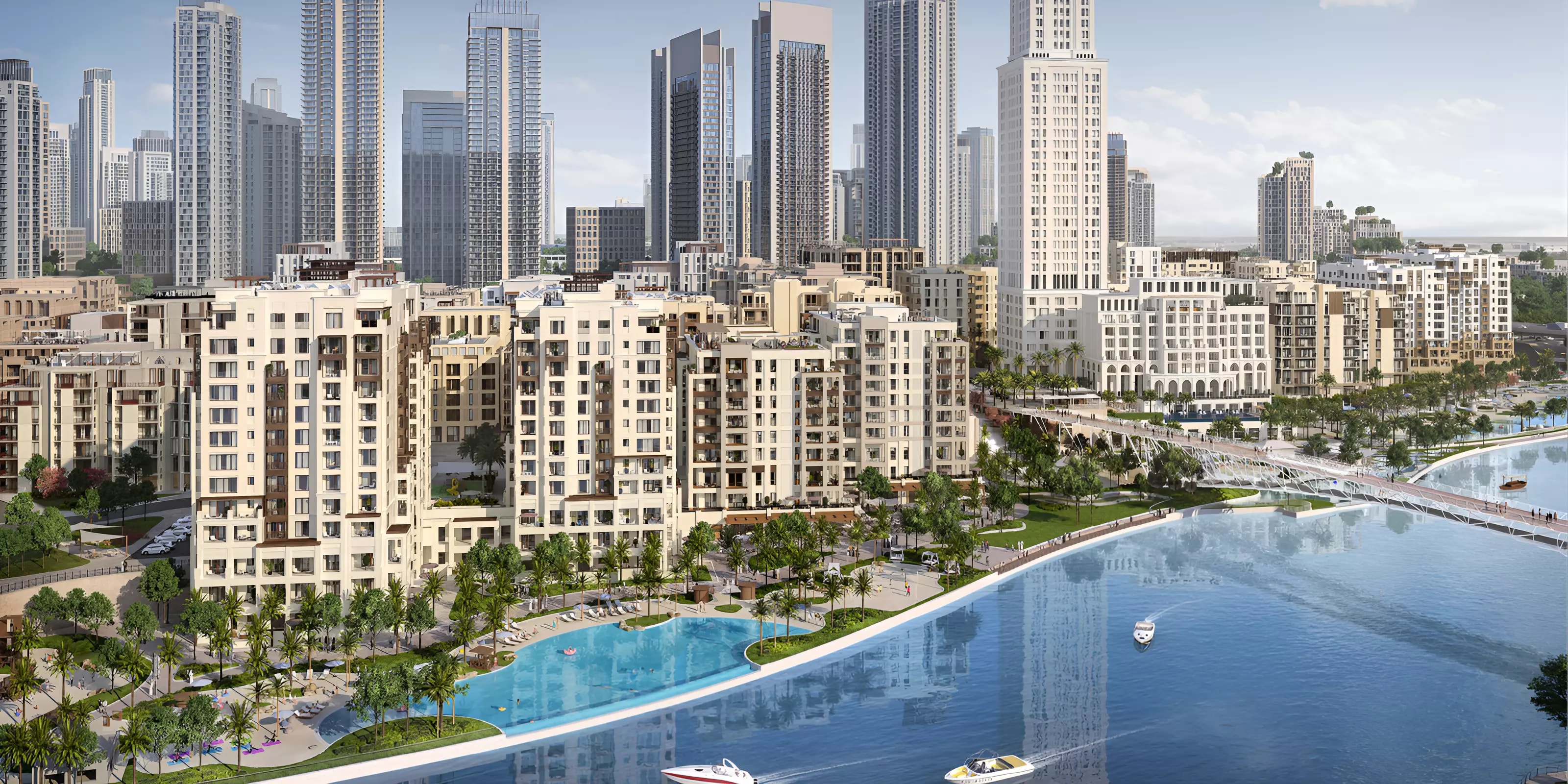 Impressie van Creek Beach Rosewater, woningen van Emaar Properties in Dubai Creek Harbour (The Lagoons), Dubai