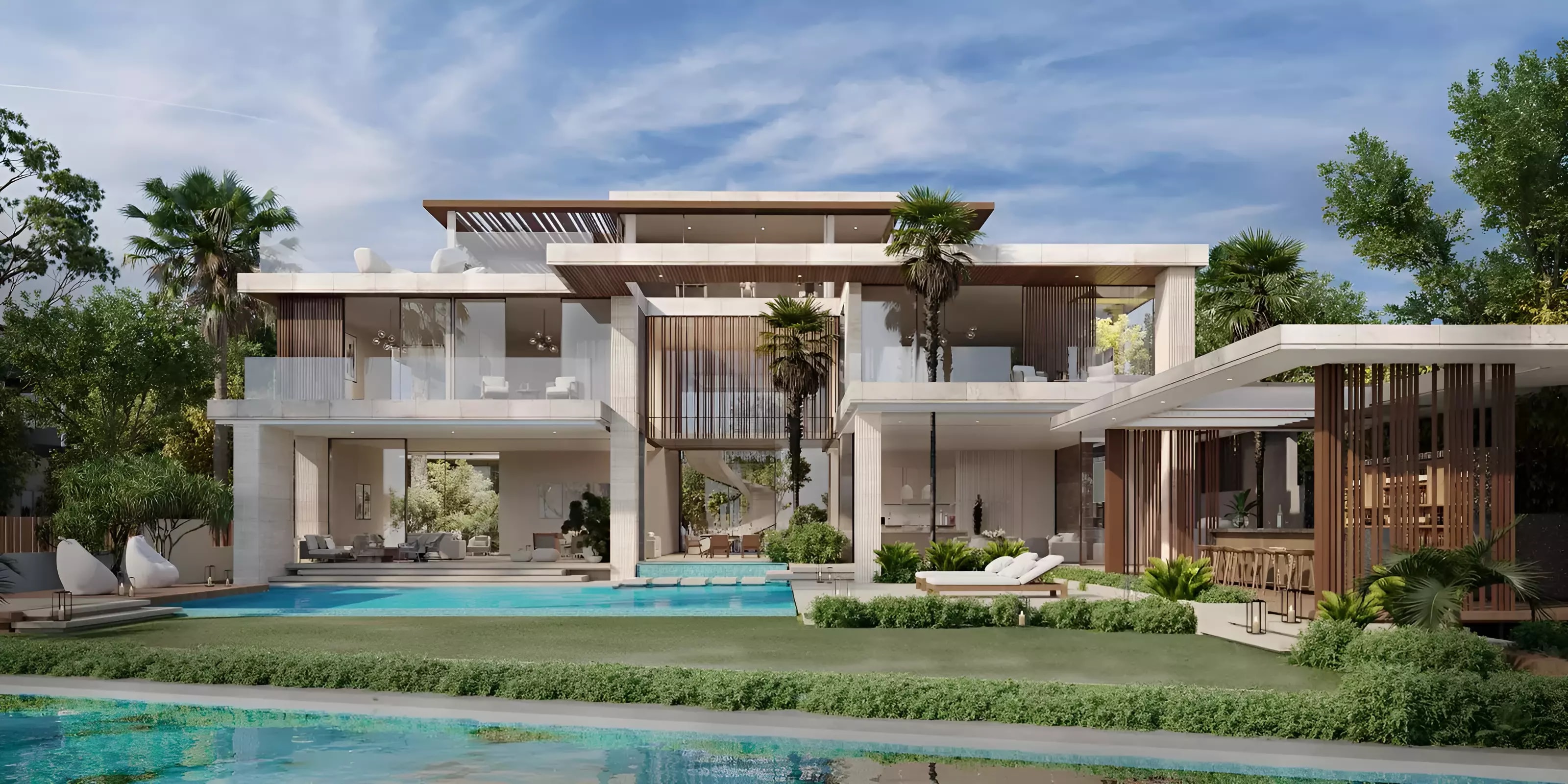 Impressie van Elysian Mansions By Majid Al Futtaim, villa's van Majid Al Futtaim in Tilal Al Ghaf, Dubai