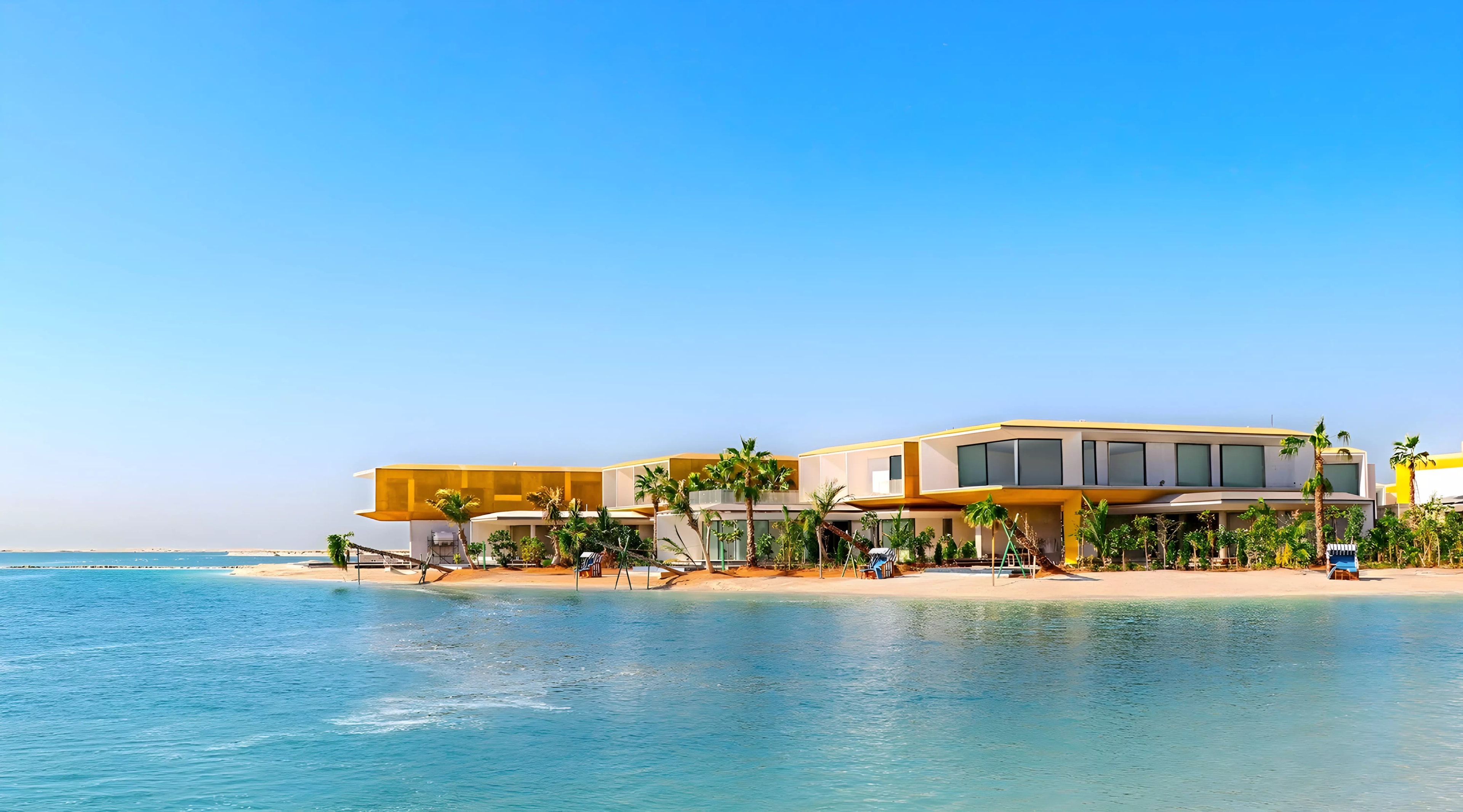 Impressie van Germany Island, appartementen van The Heart of Europe in The World Islands, Dubai