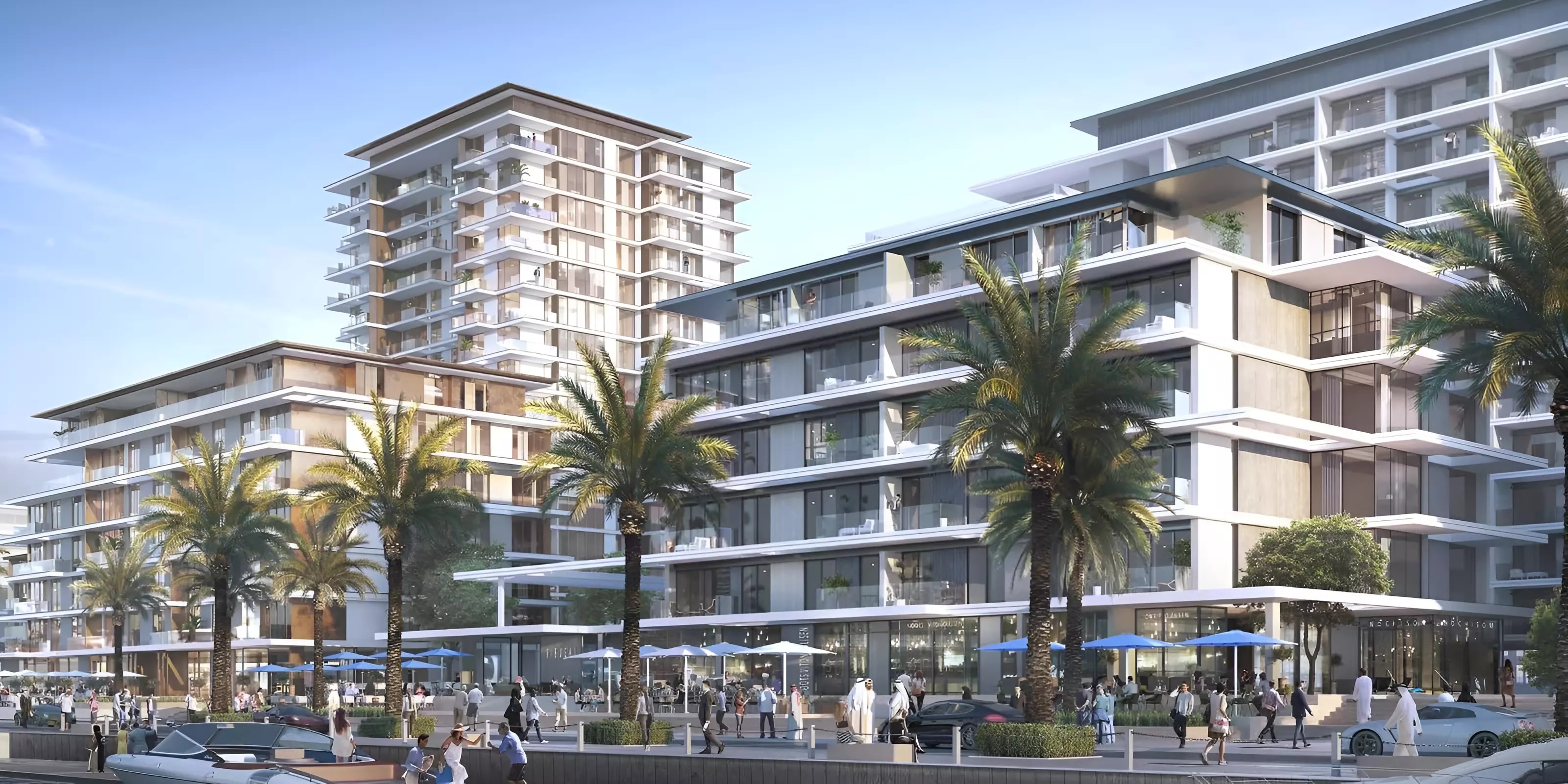 Impressie van Sirdhana, woningen van Emaar Properties in Mina Rashid, Dubai