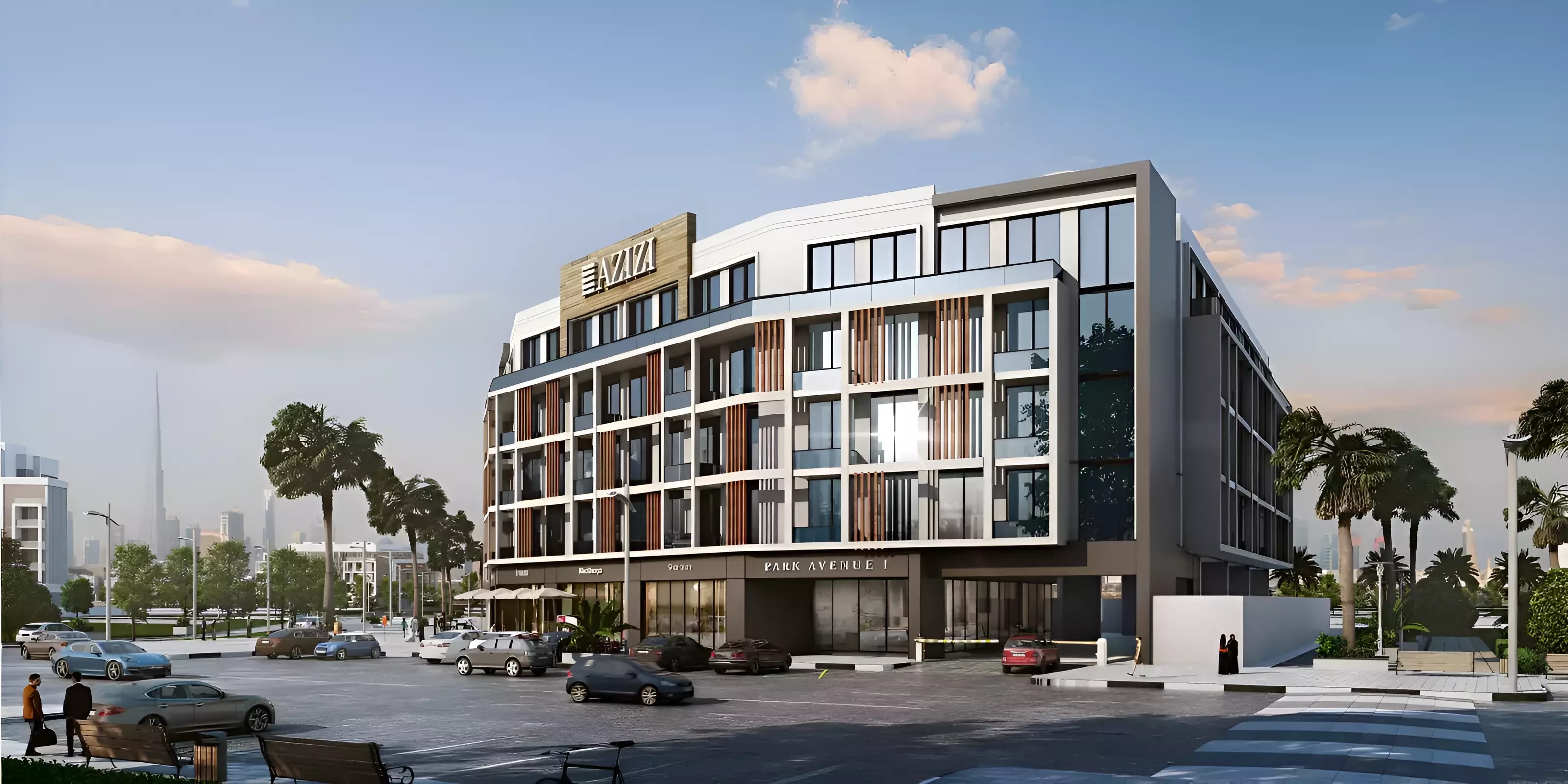 Impressie van Azizi Park Avenue, appartementen van Azizi Developments in Meydan, Dubai